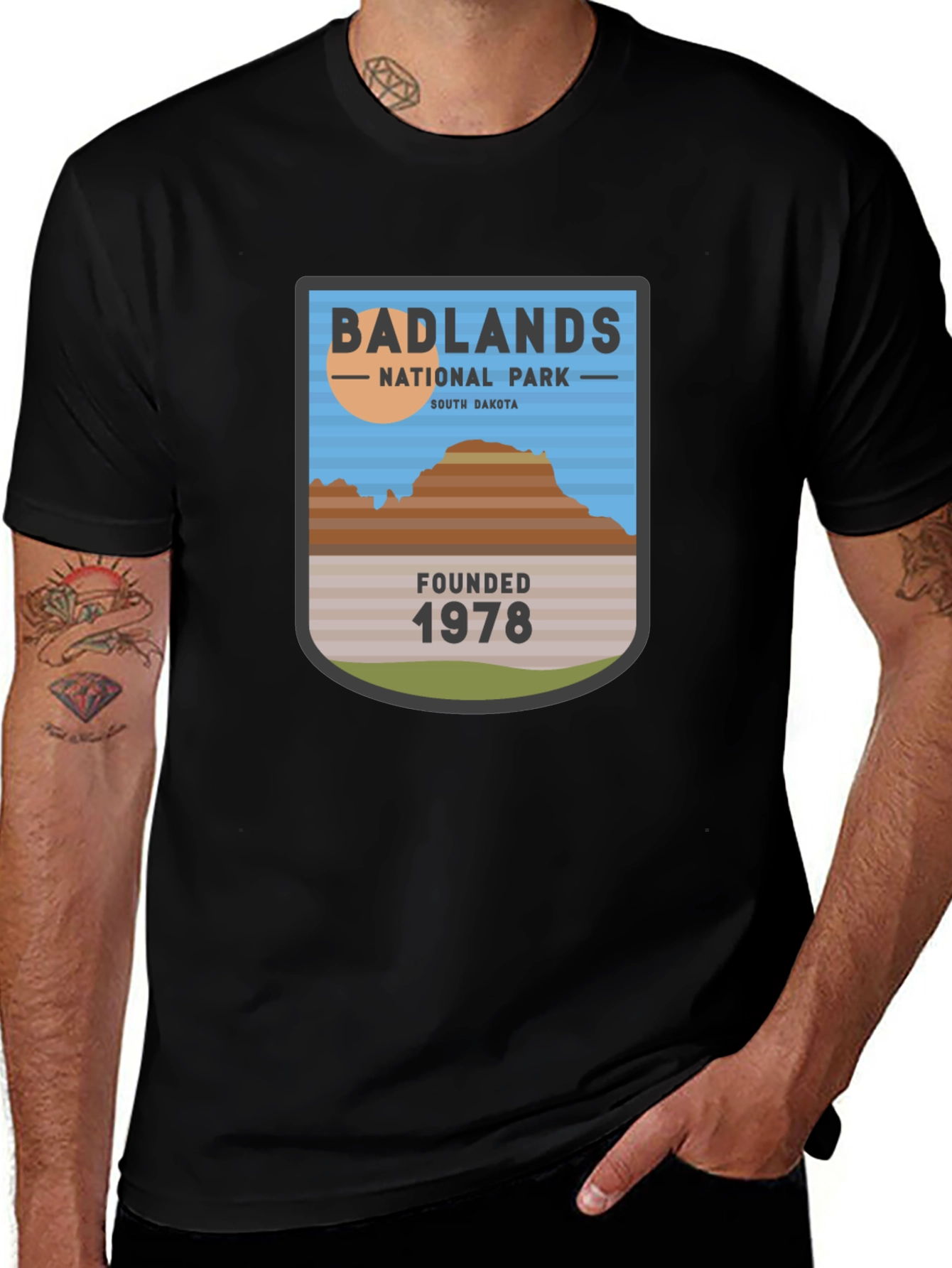 Variant 21 of Badlands National Park Graphic T-Shirt