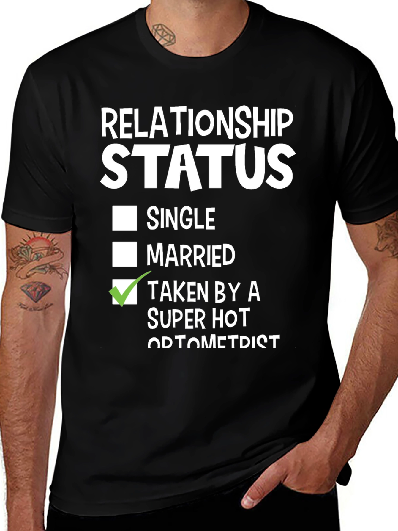 Variant 2 of Relationship Status Taken by Optometrist T-Shirt