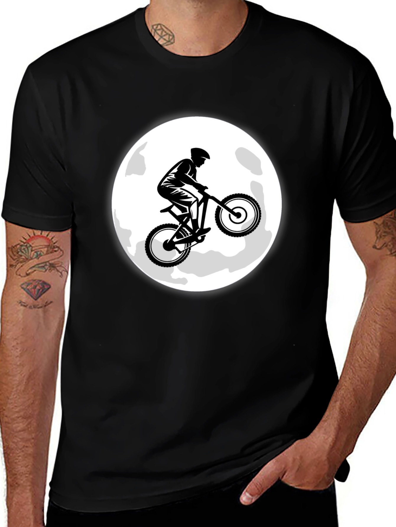 Variant 26 of Mountain Bike Moon Graphic T-Shirt