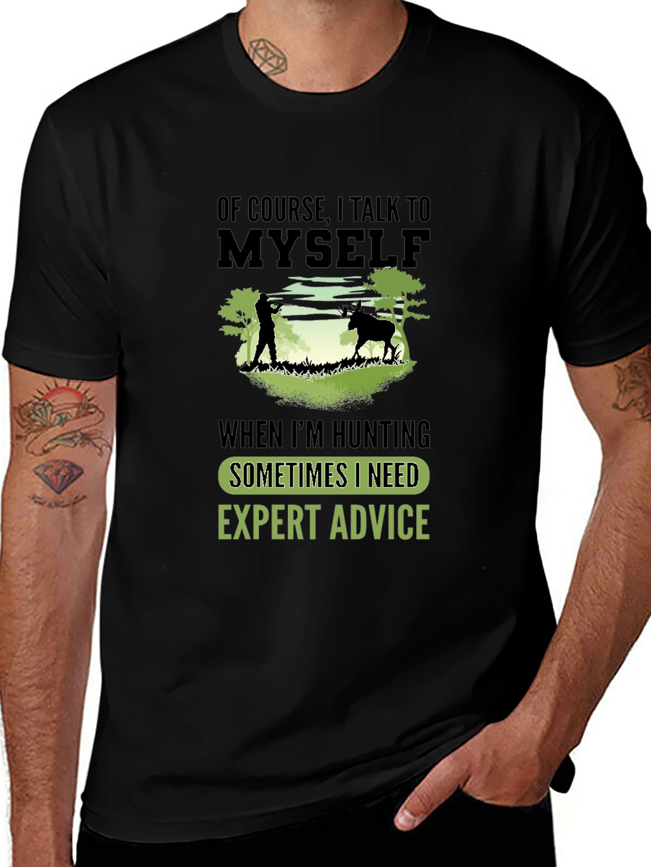 Variant 18 of Hunting Expert Advice T-Shirt - Funny Hunter Tee