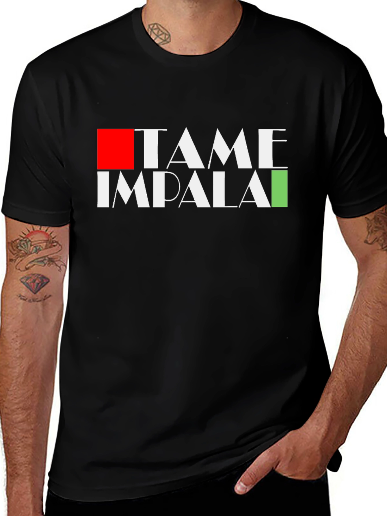 Variant 27 of Tame Impala Graphic T-Shirt - Black