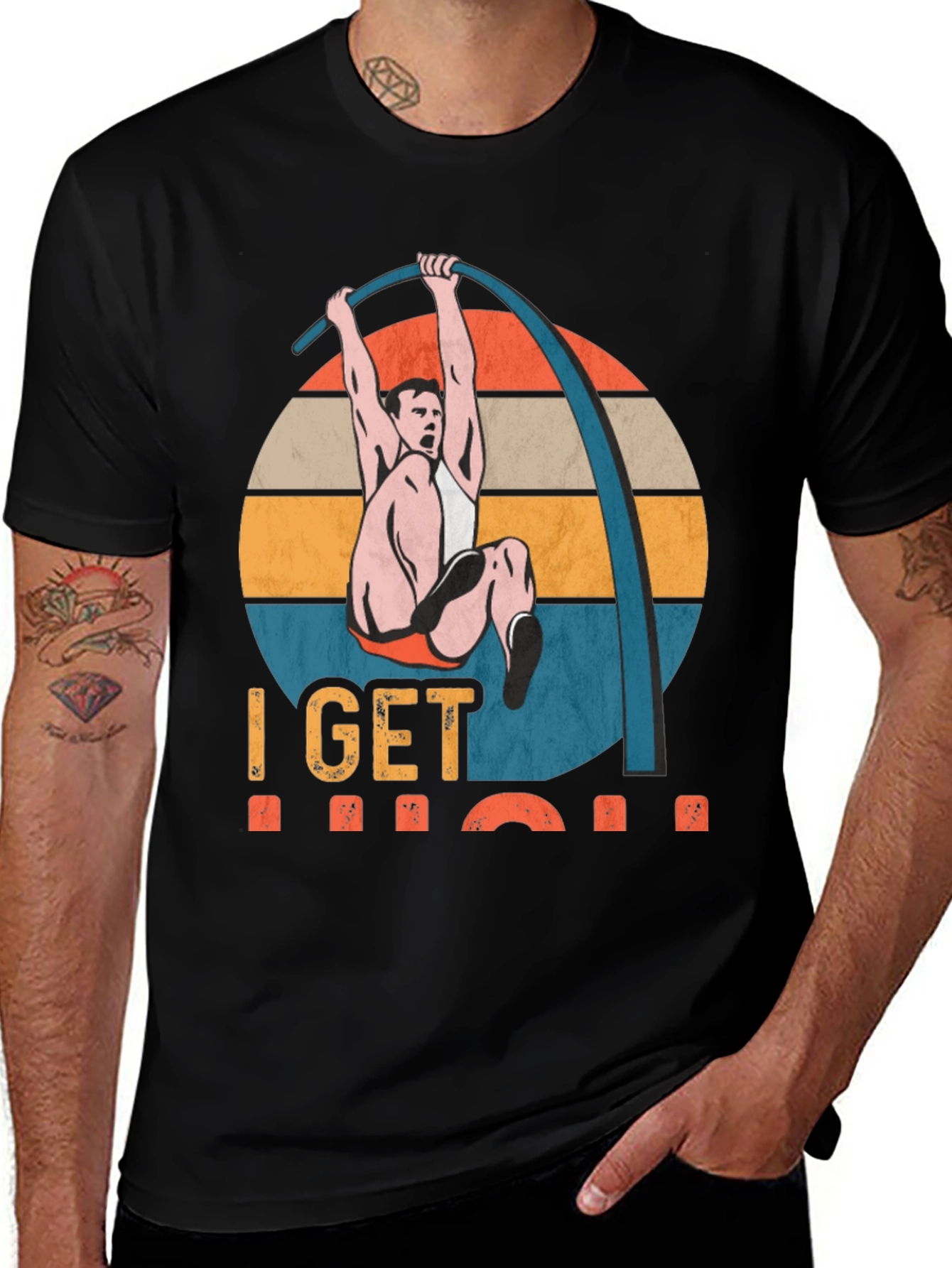 Variant 26 of I Get High Pole Vault T-Shirt