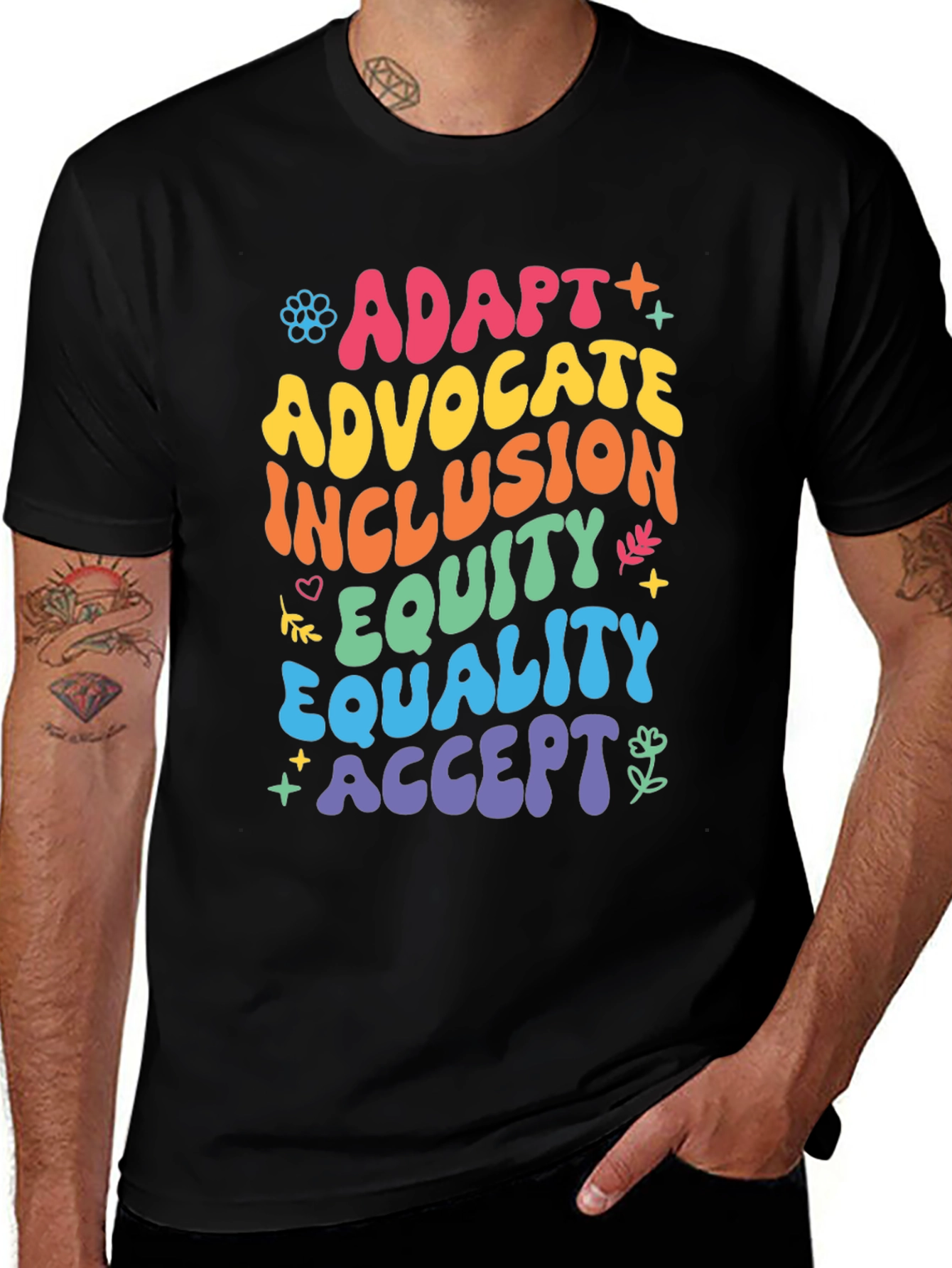 Adapt Advocate Inclusion Equality T-Shirt
