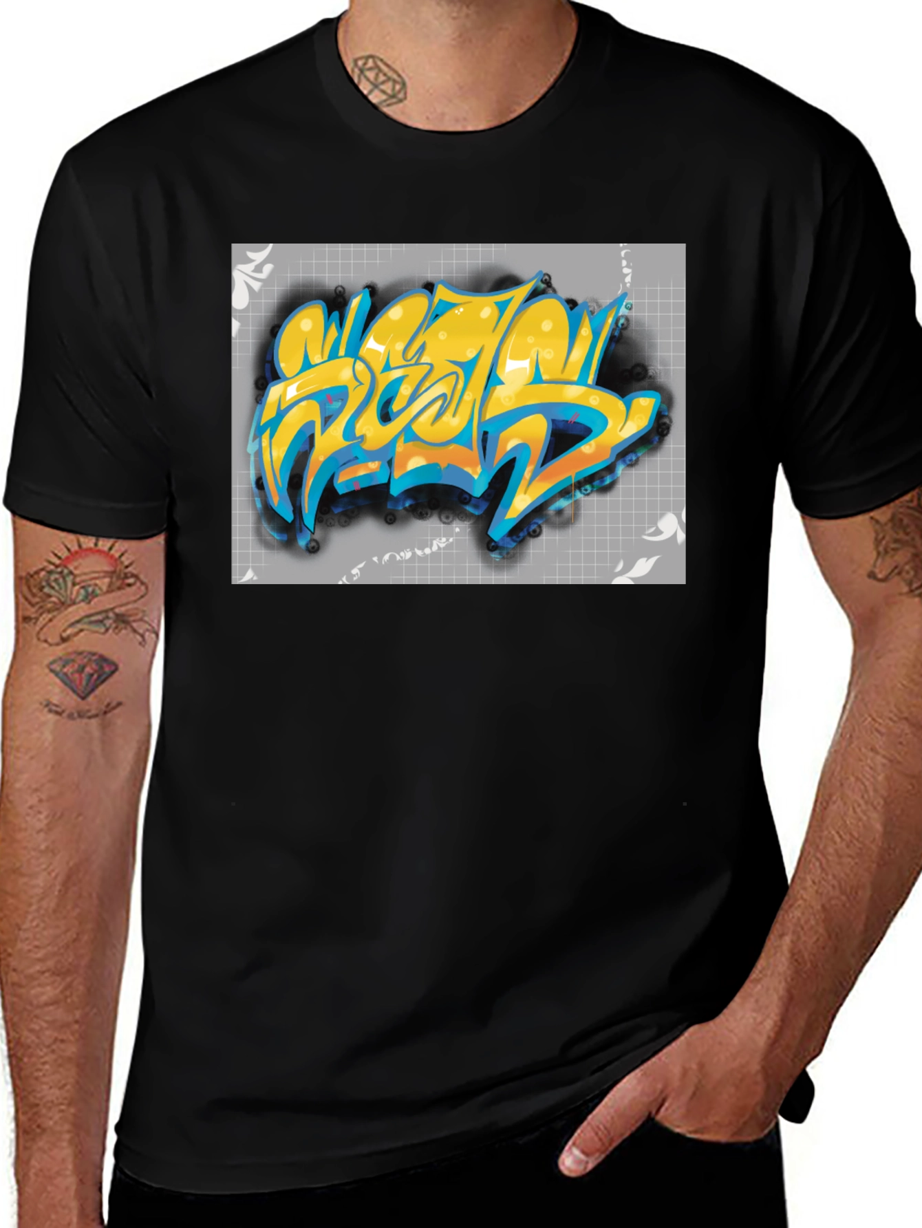 Variant 7 of Graffiti Art Graphic Tee - Urban Style