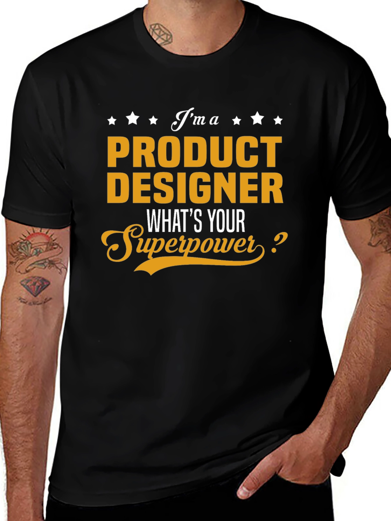 Variant 12 of Product Designer Superpower T-Shirt - Novelty Design