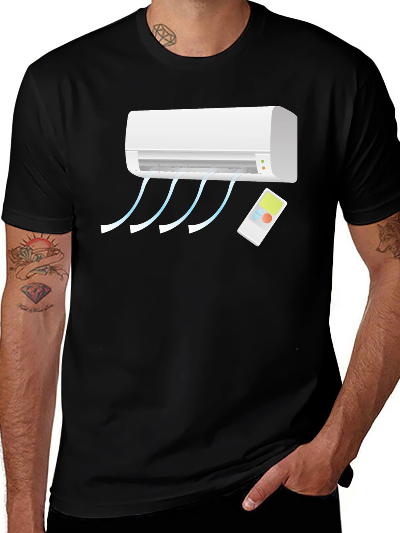Cool Comfort Tee - Air Conditioner Graphic T-Shirt