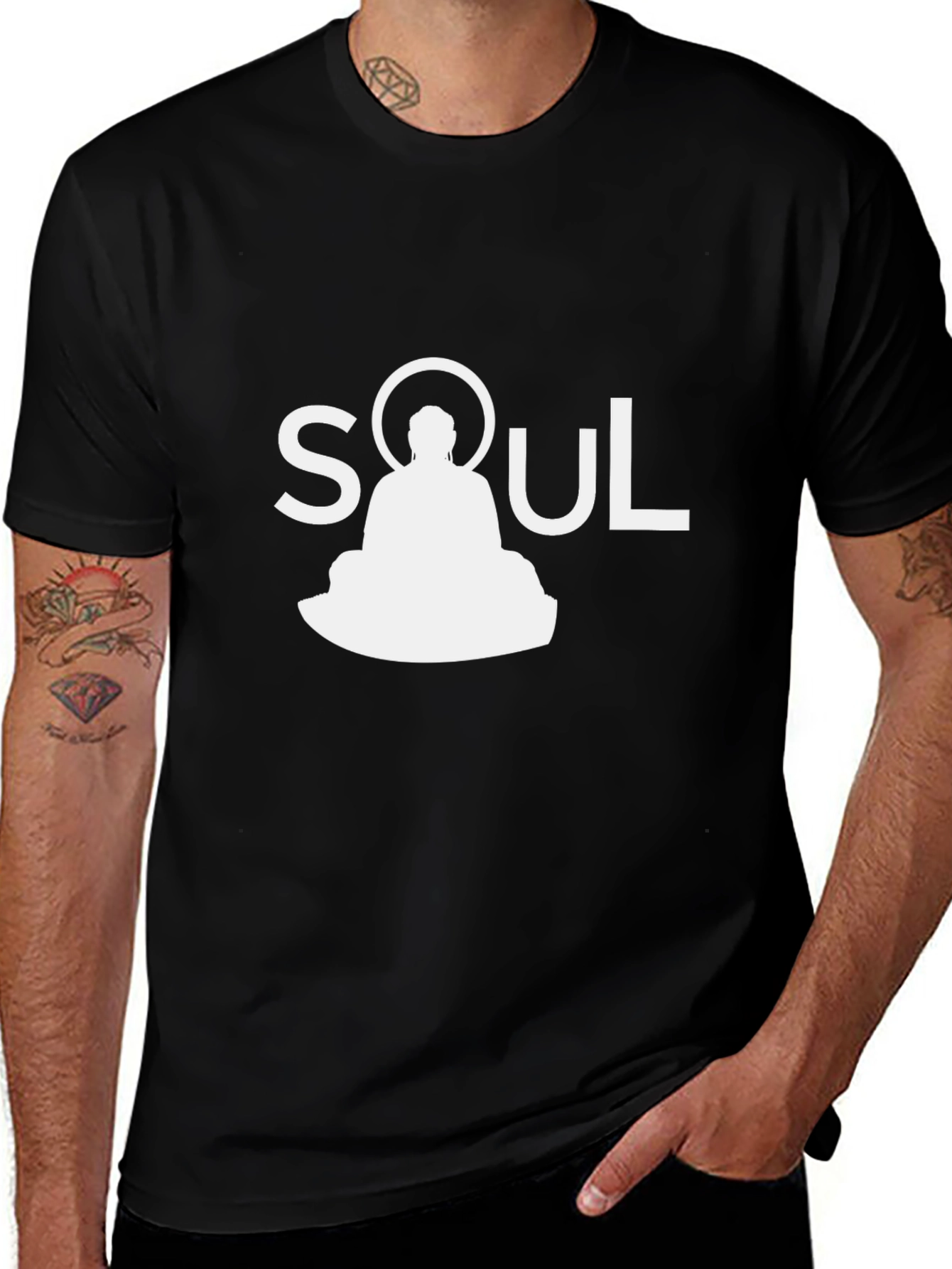 Variant 22 of Soul Buddha Graphic T-Shirt - Stylish and Spiritual