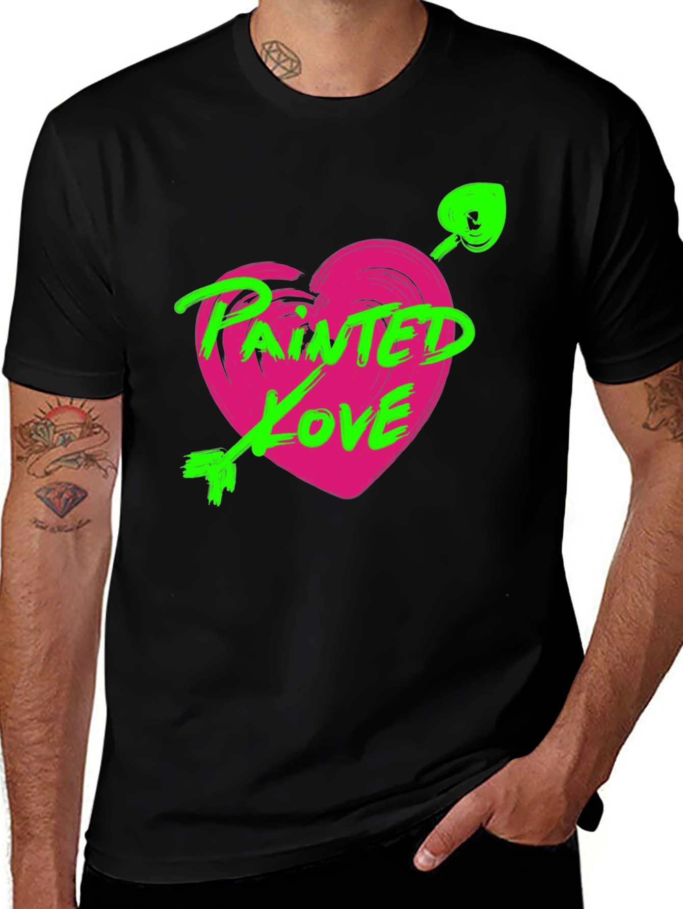 Variant 28 of Painted Love Graphic T-Shirt