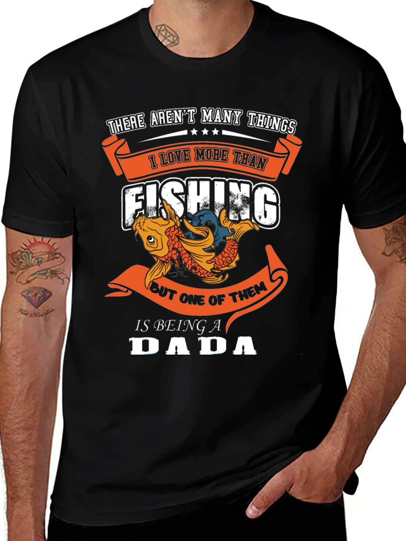 Variant 6 of Fishing Dada T-Shirt - Perfect Gift for Dad