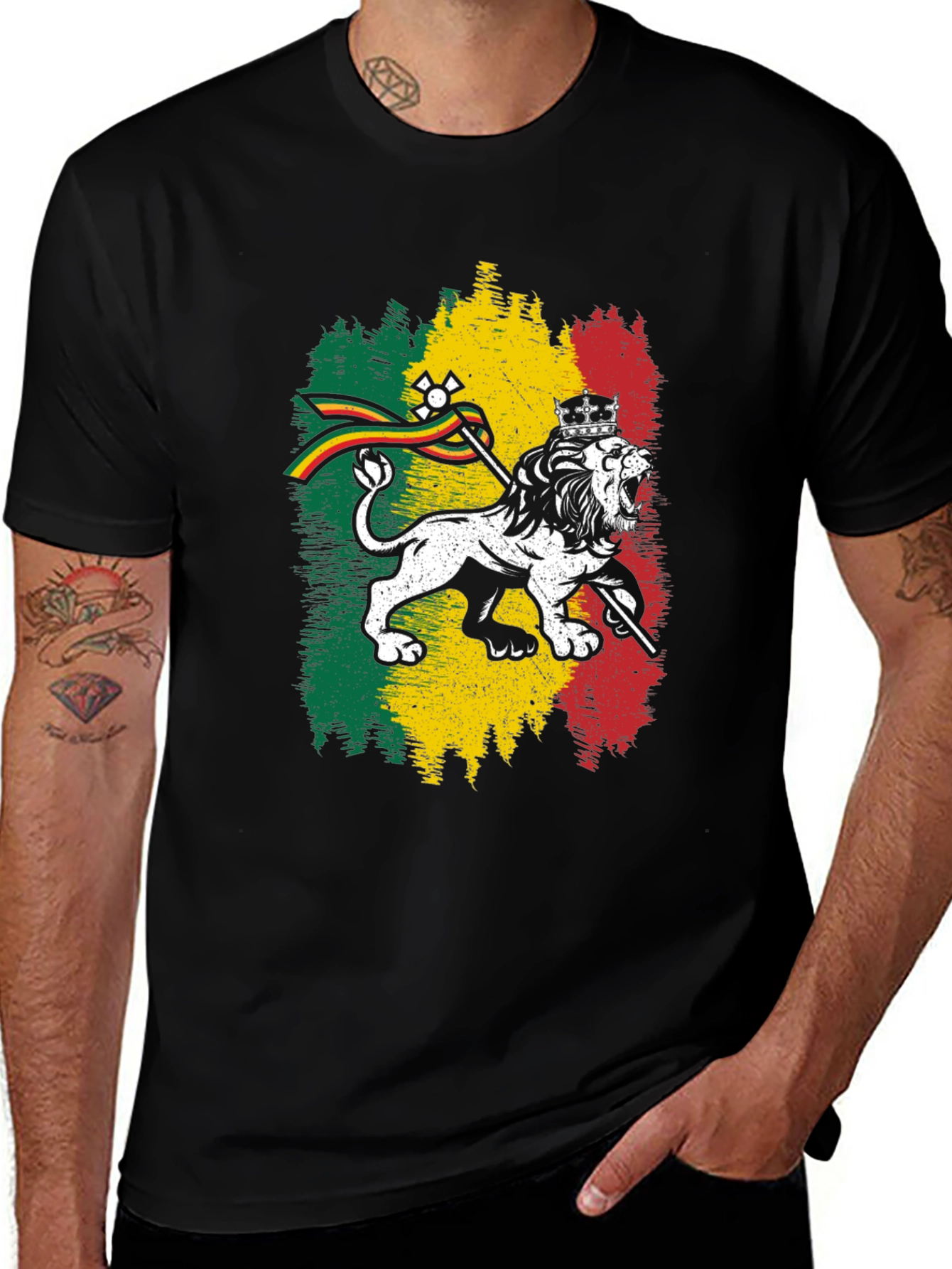 Rasta Lion Crown T-Shirt