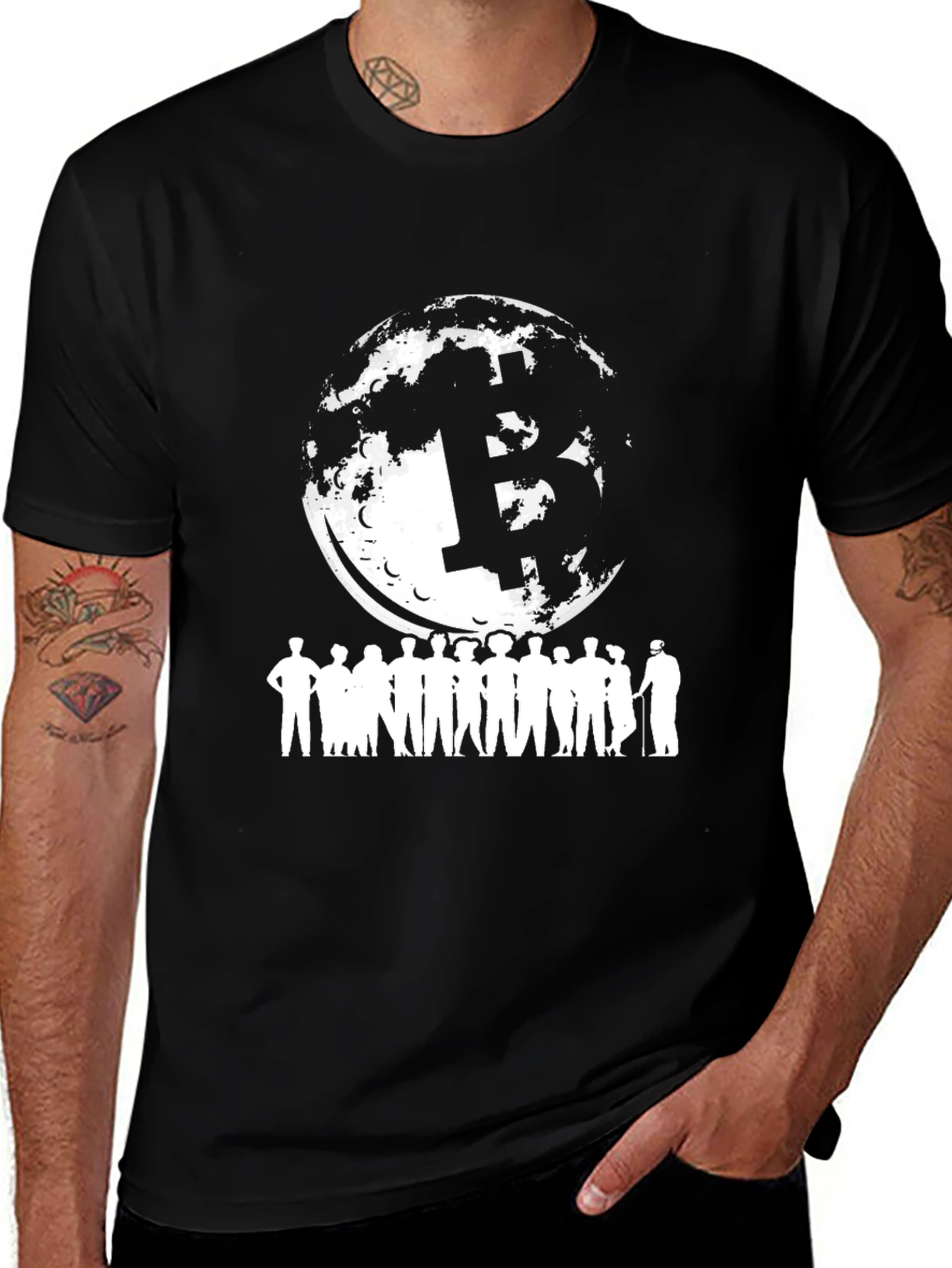 Bitcoin Moon T-Shirt - Crypto Investor Tee