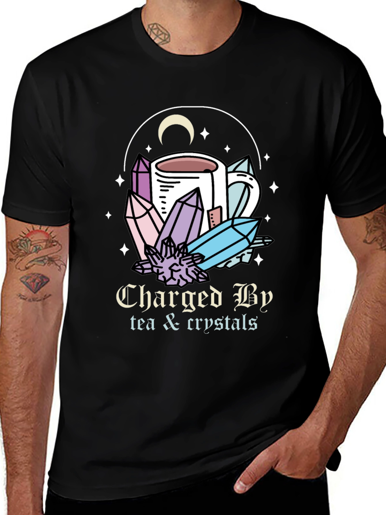 Variant 27 of Charged by Tea & Crystals Graphic Tee