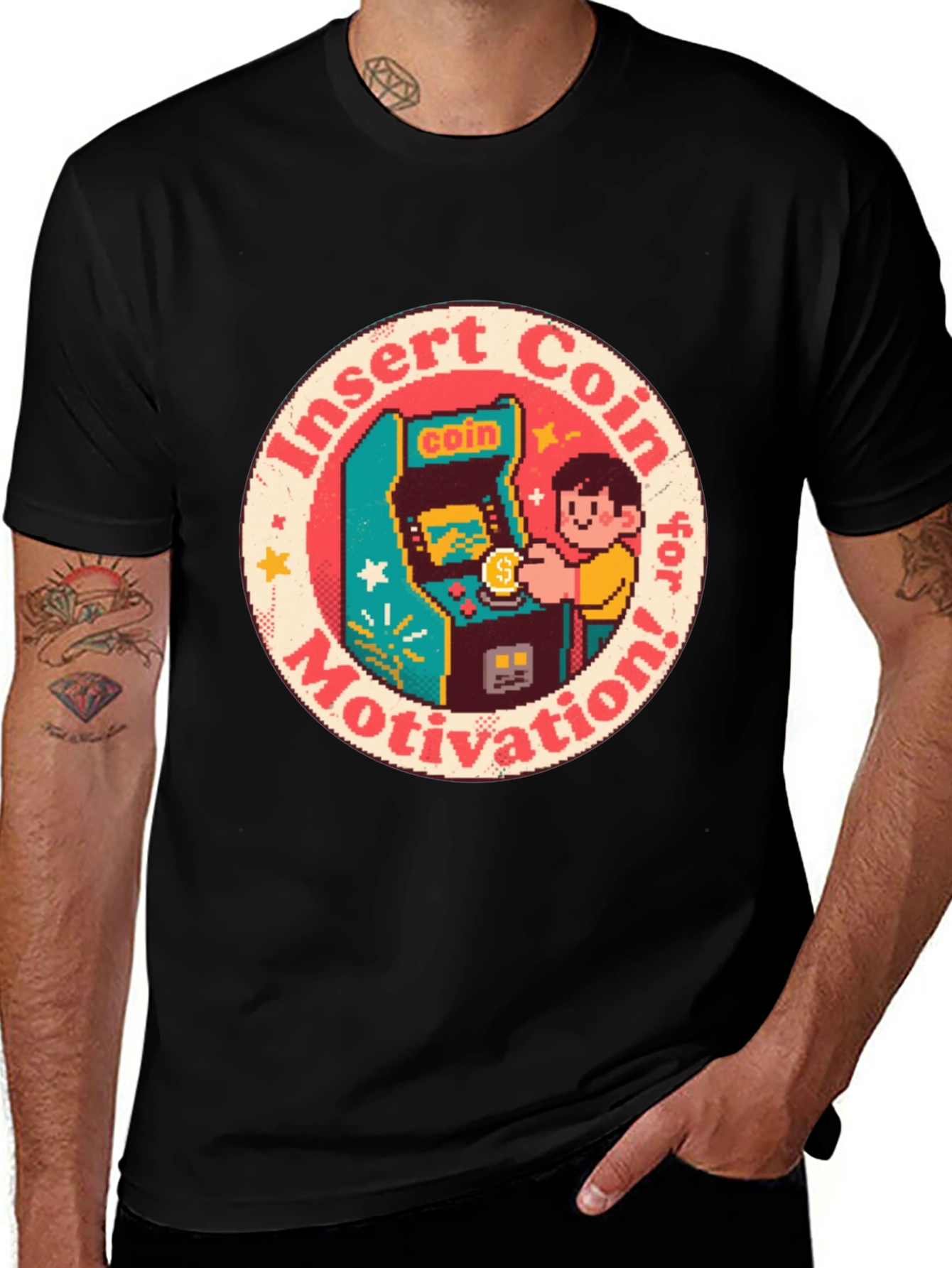 Variant 29 of Insert Coin Motivation T-Shirt