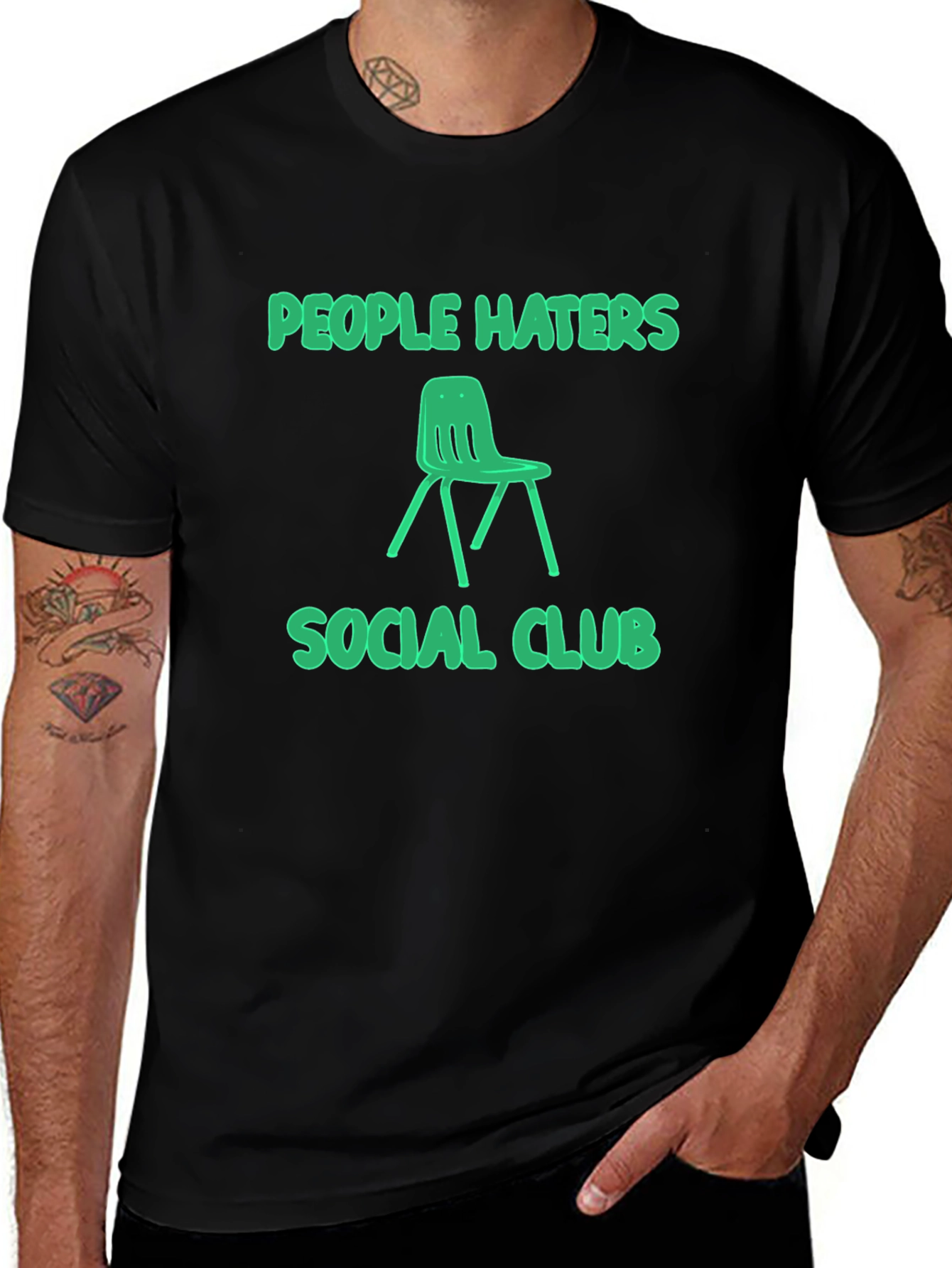 People Haters Social Club Black T-Shirt