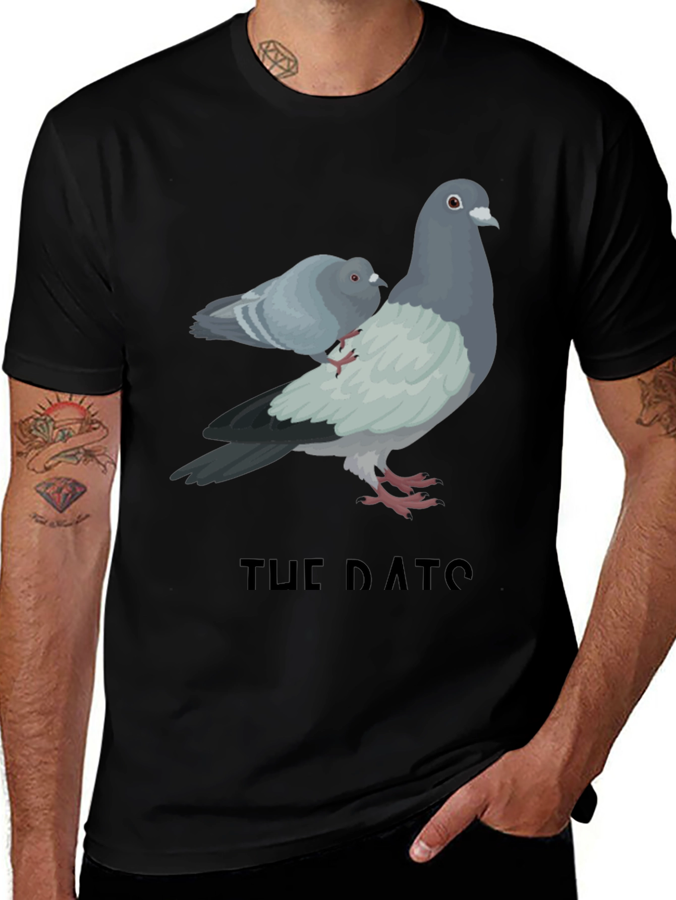 Variant 13 of Pigeon Graphic T-Shirt - Funny Bird Lover Tee