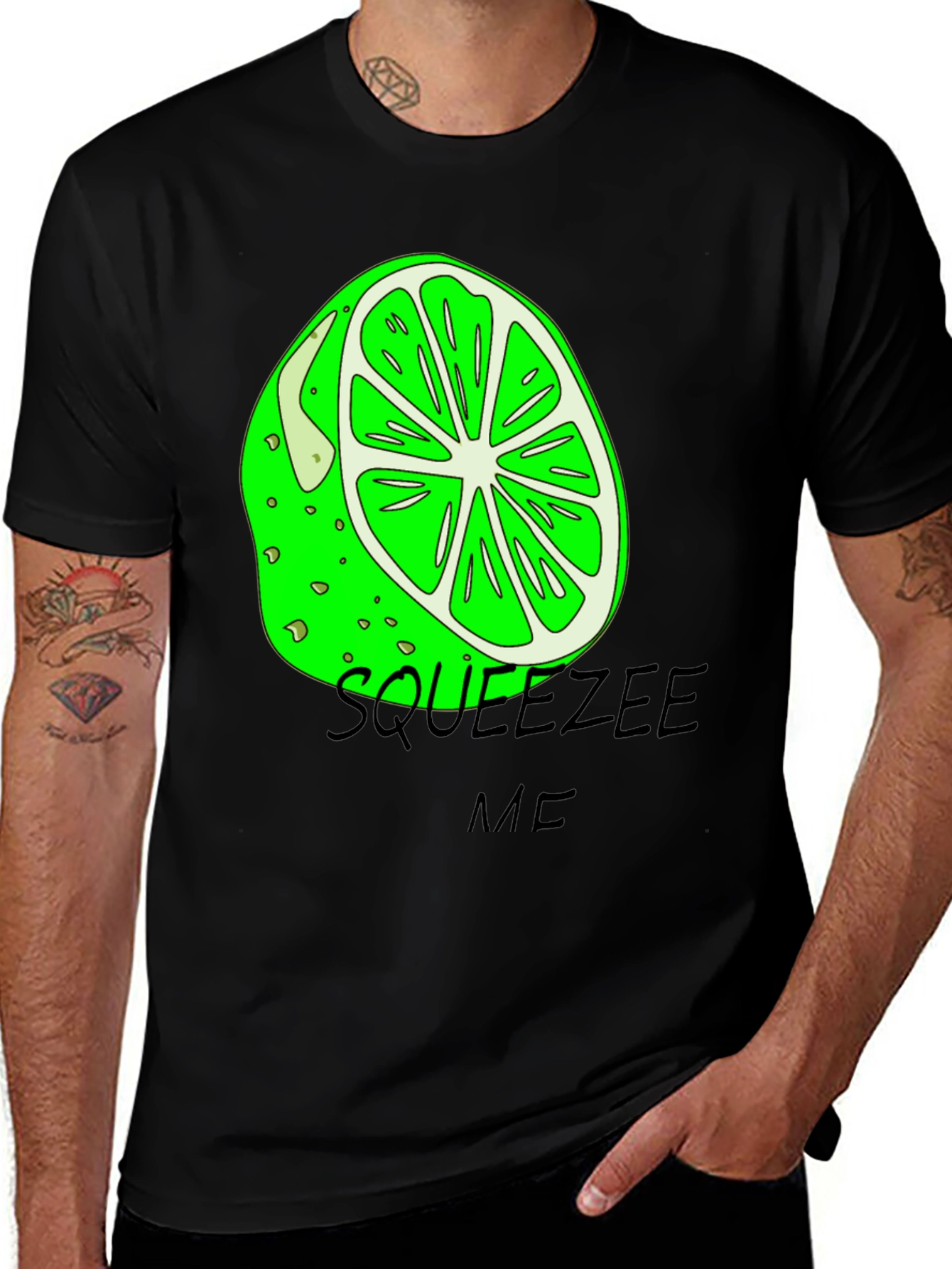 Variant 12 of Squeeze Me Lime Graphic T-Shirt