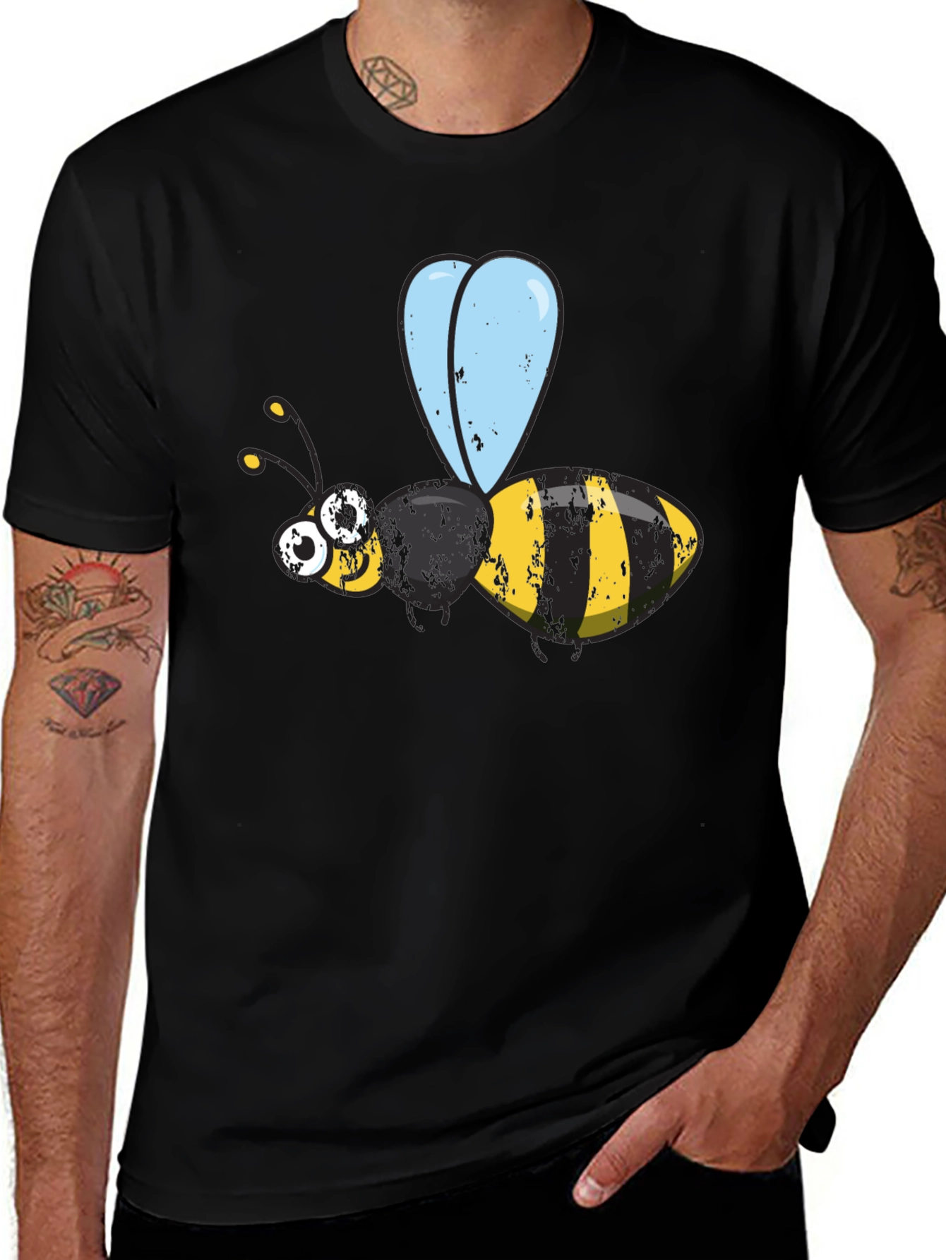 Variant 20 of Funny Bee Graphic T-Shirt