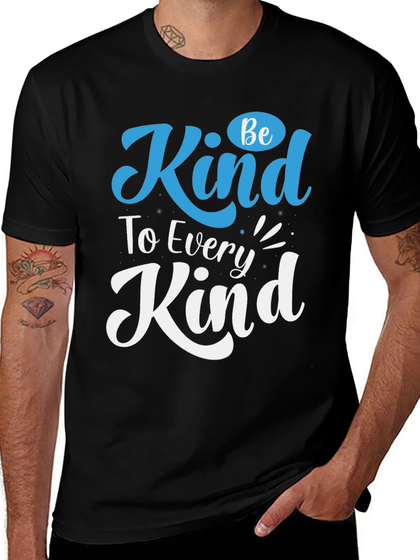 Variant 8 of Be Kind T-Shirt - Graphic Print Cotton Tee