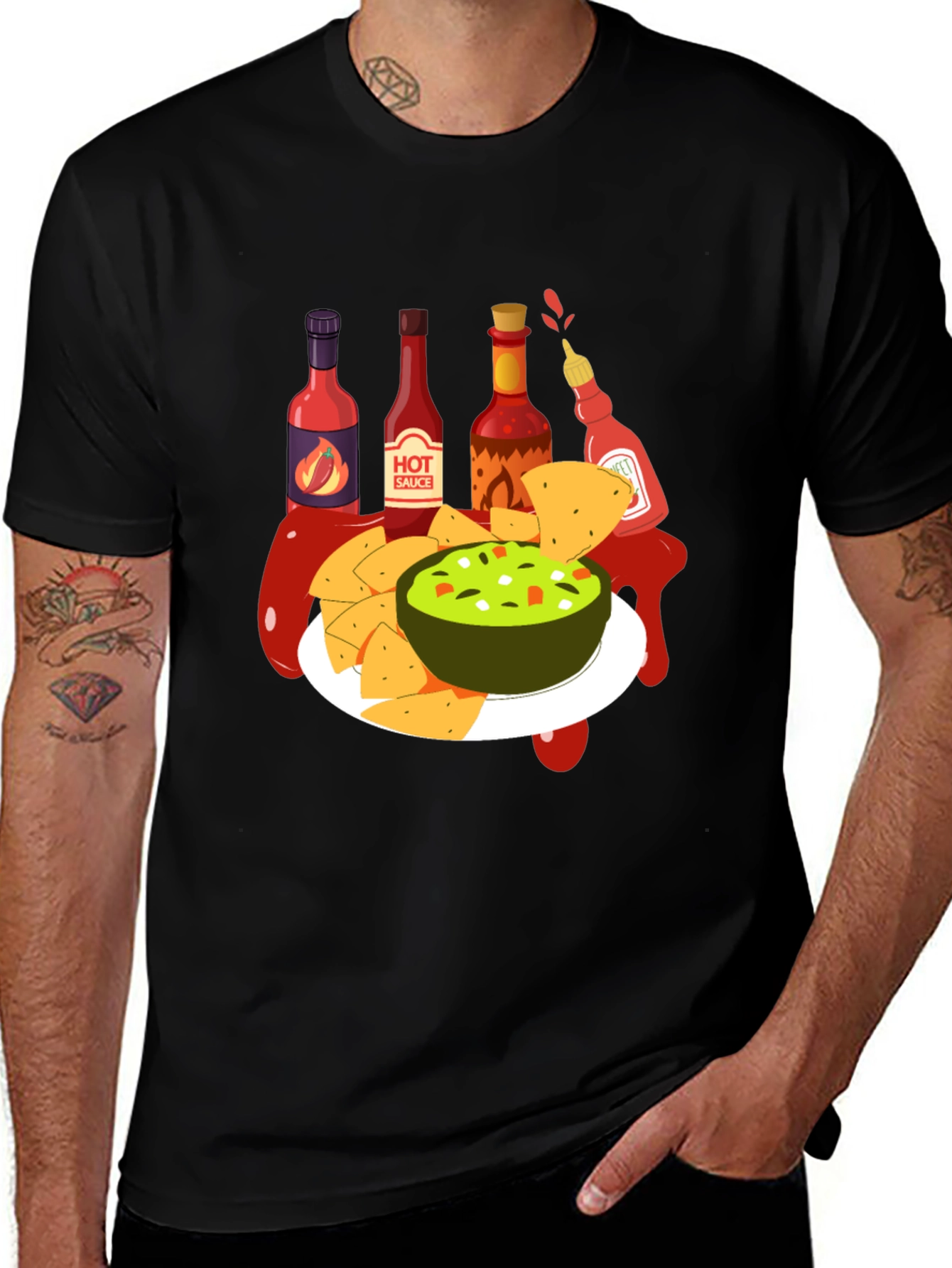 Variant 30 of Guacamole & Hot Sauce Graphic Tee