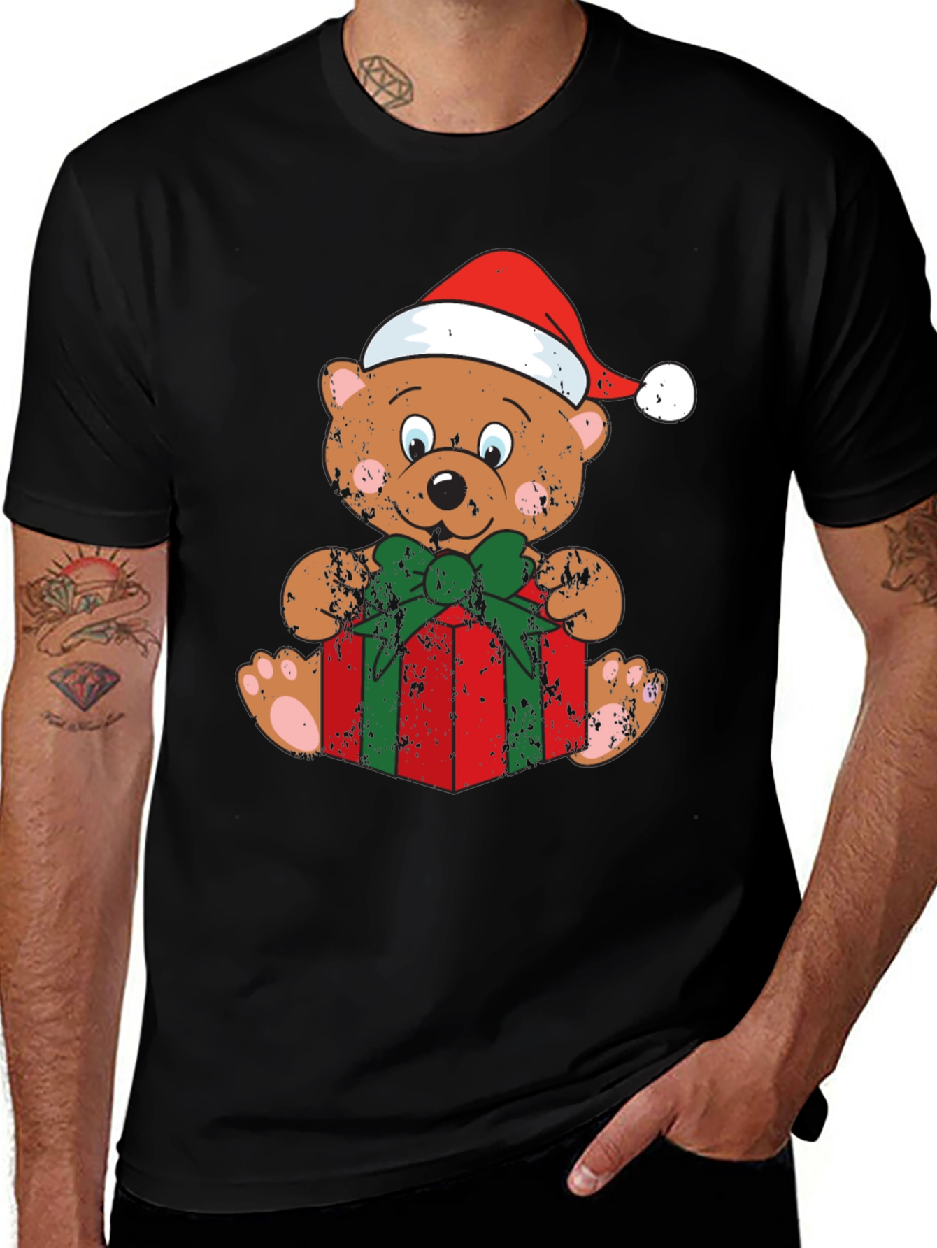Variant 25 of Festive Holiday Teddy Bear T-Shirt