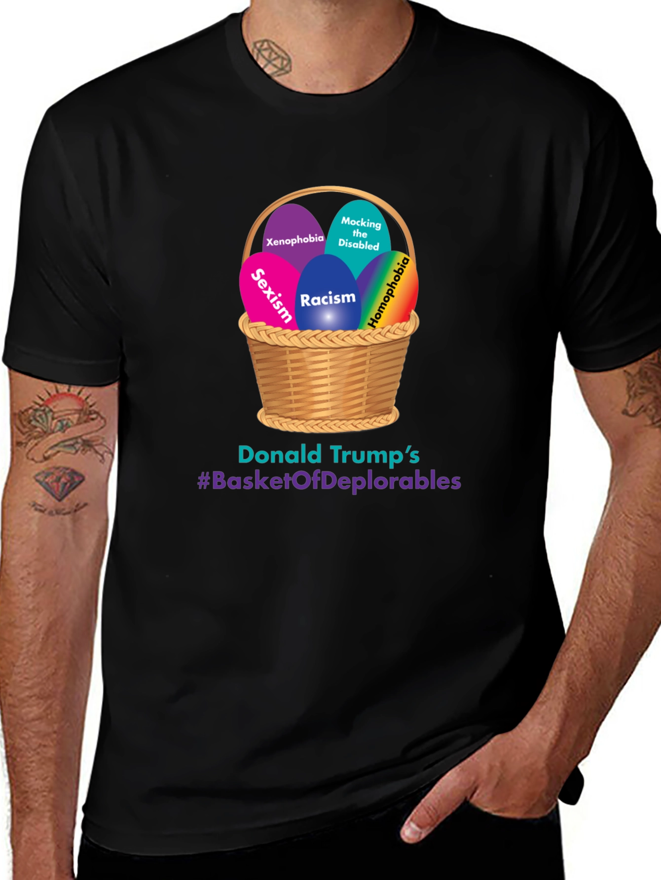 Variant 19 of Basket of Deplorables Graphic T-Shirt