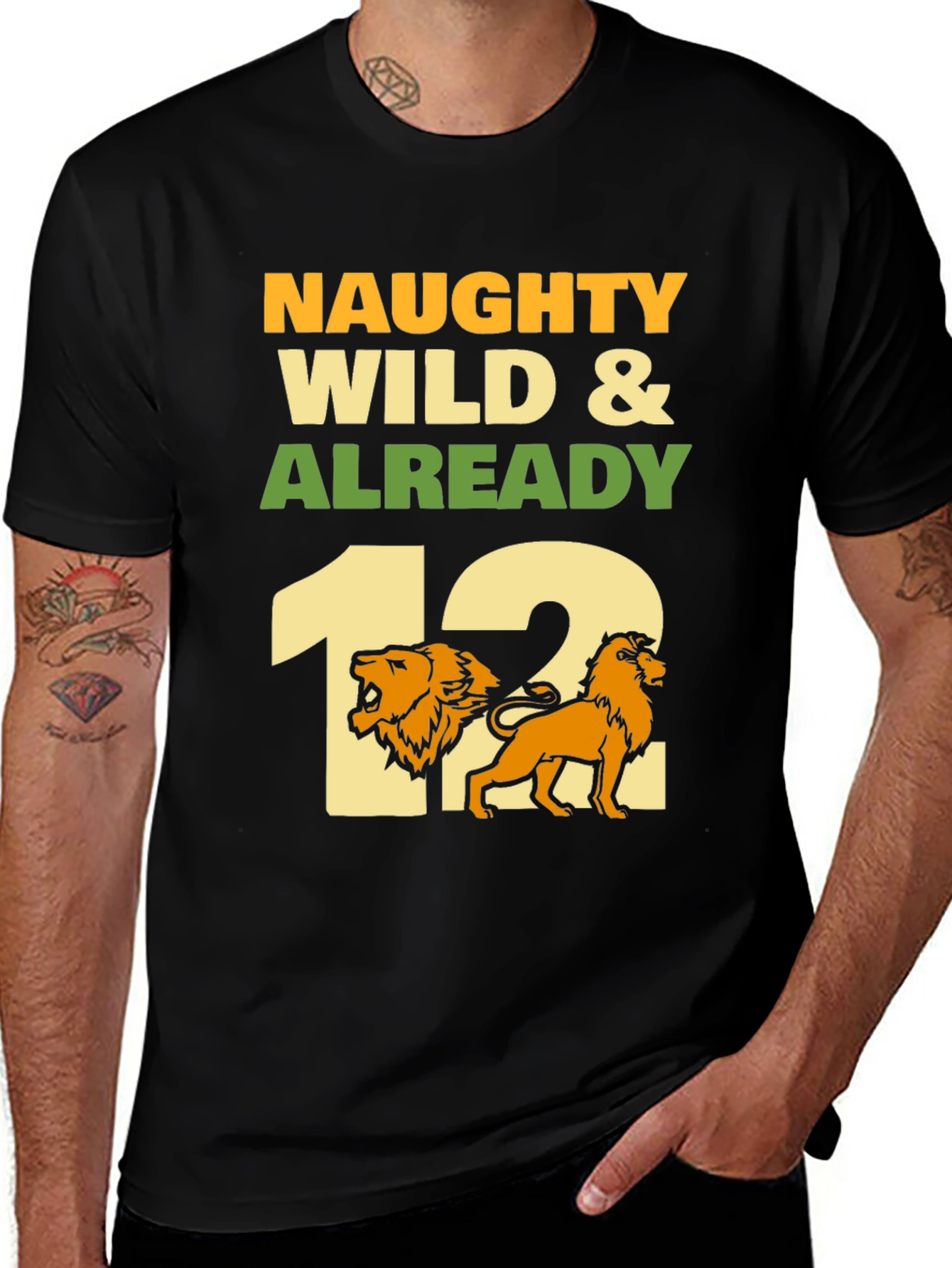 Variant 11 of Naughty Wild & Already 12 T-Shirt