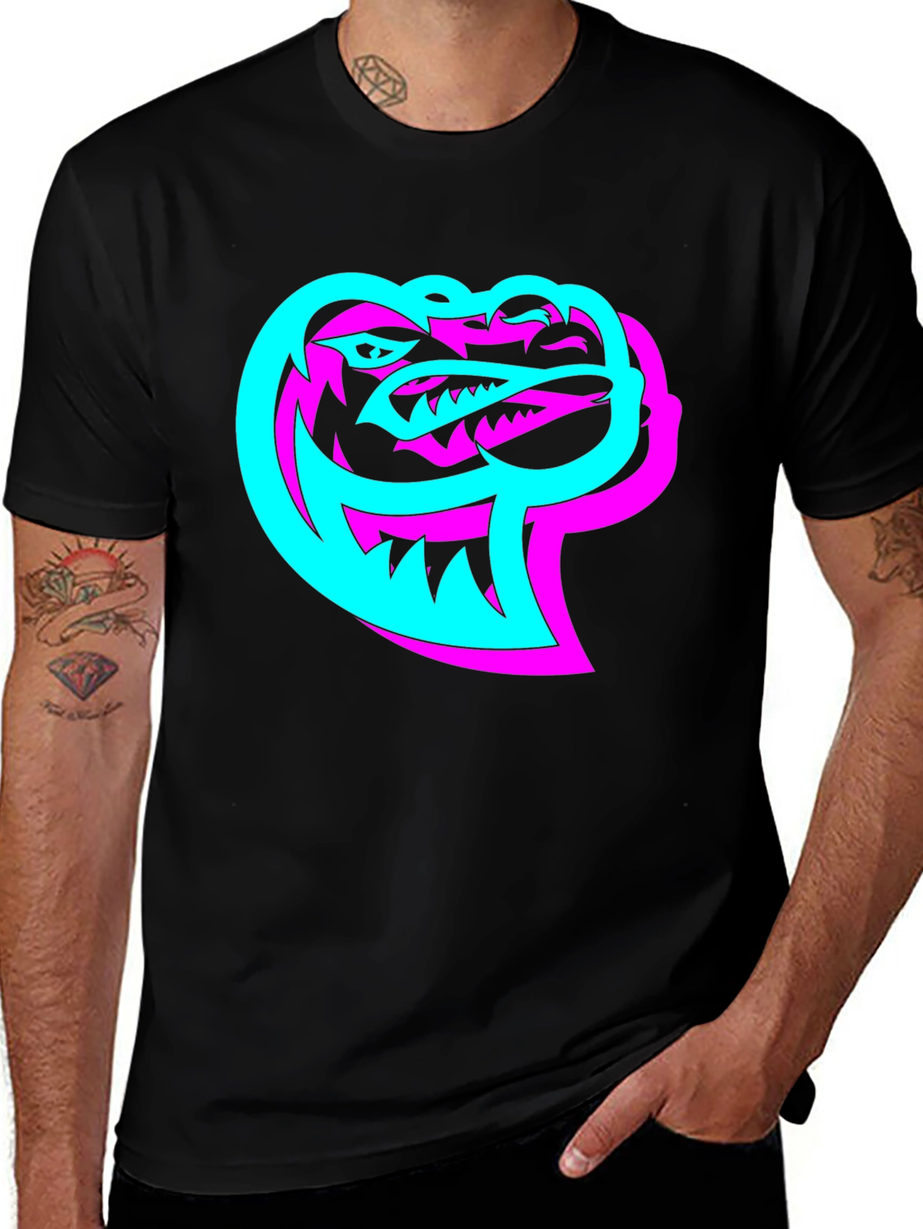 Retro Reptile Graphic Tee