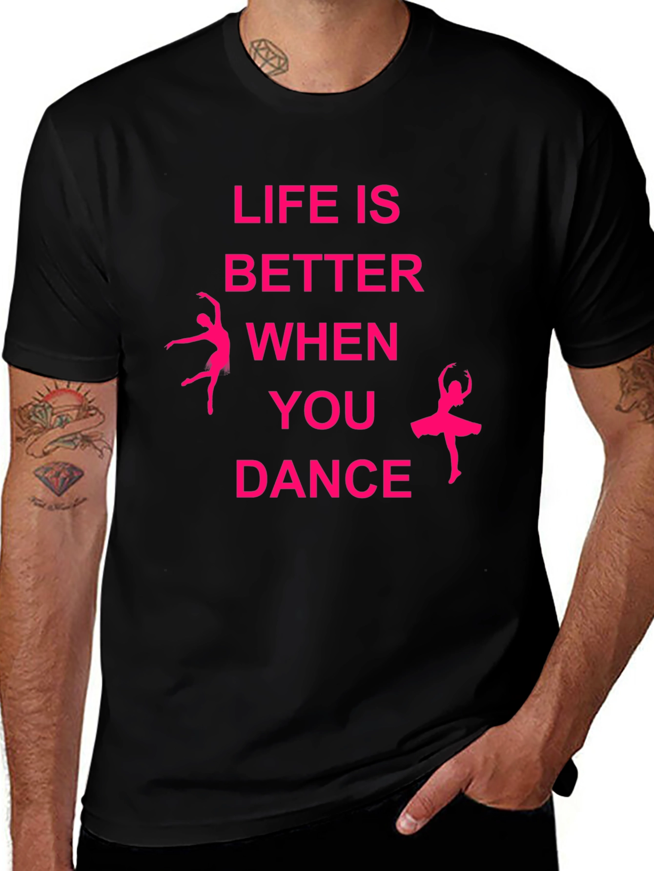 Variant 5 of Life is Better When You Dance Graphic Tee