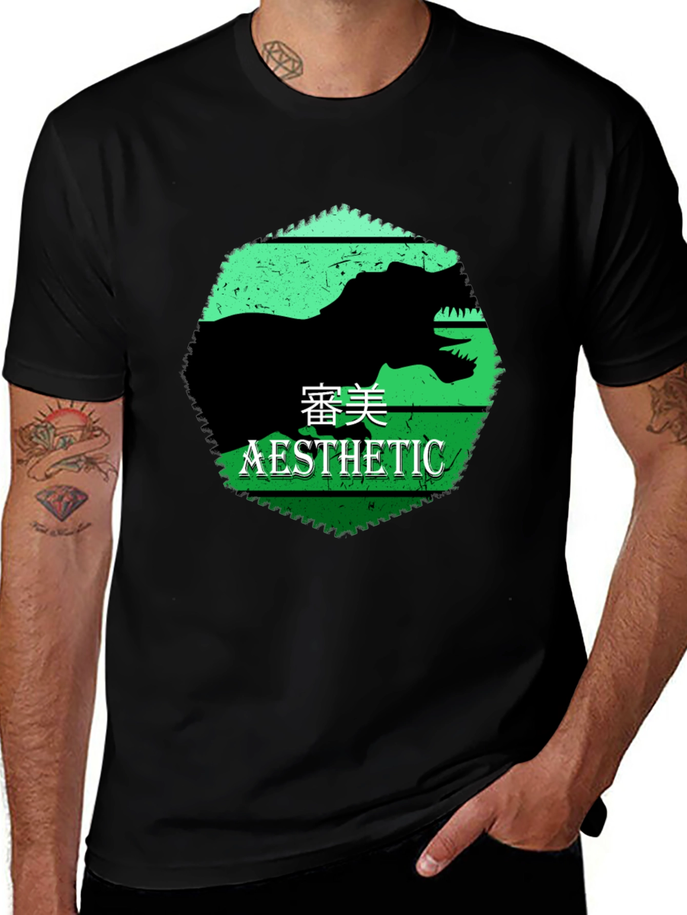 Variant 14 of Aesthetic Dinosaur Graphic Tee