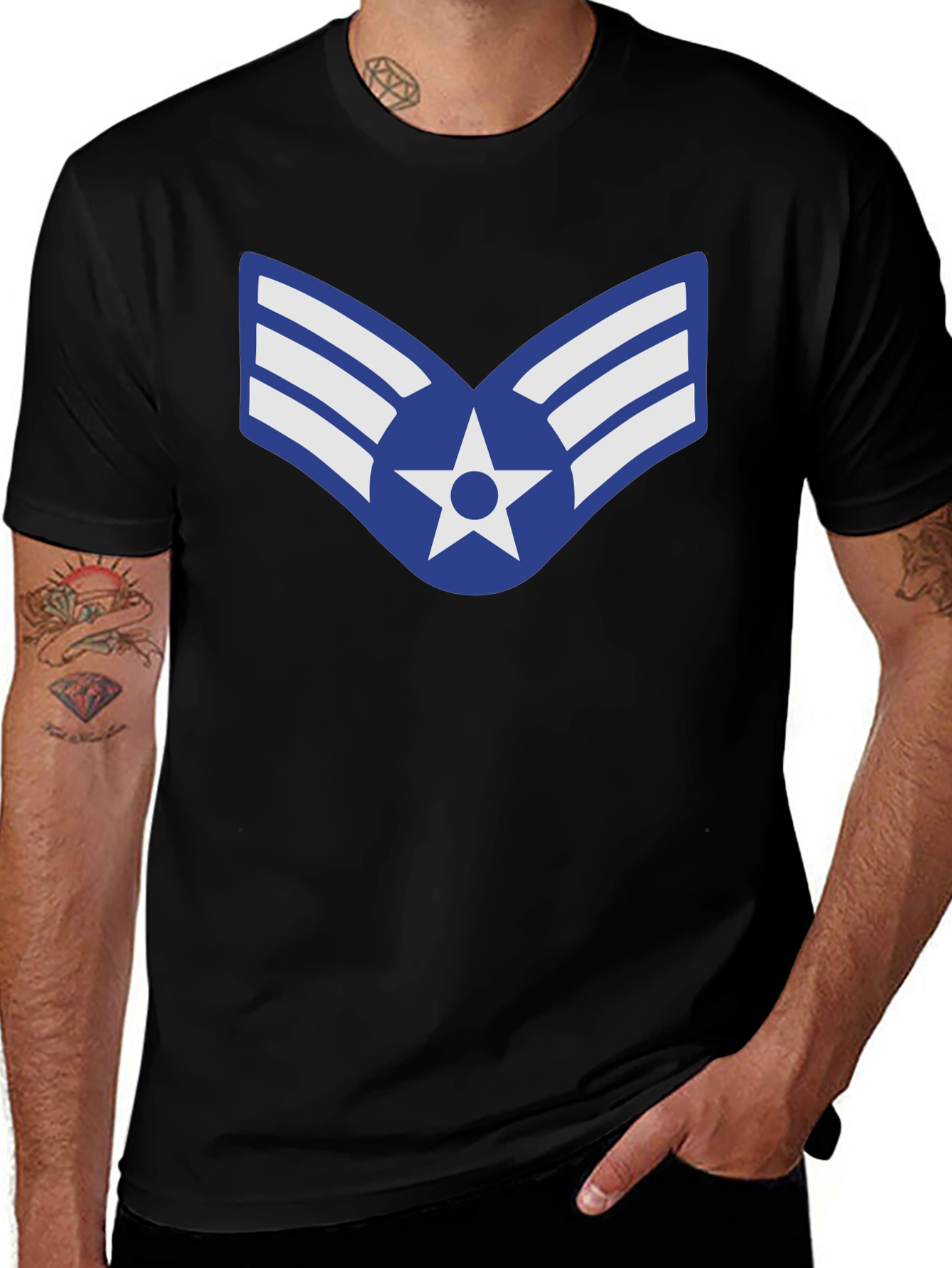 Air Force Sergeant T-Shirt - Military Rank Tee