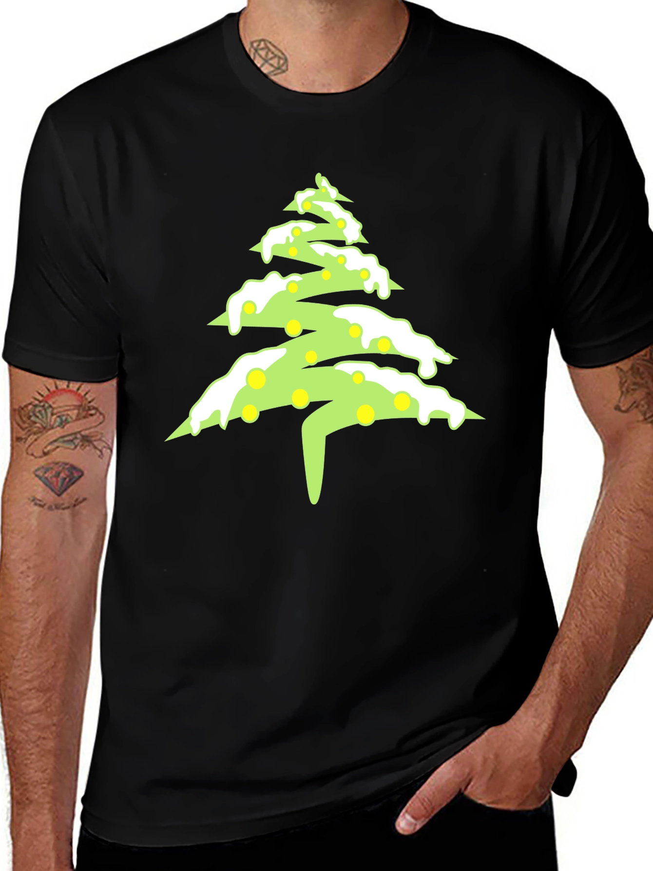 Variant 22 of Festive Christmas Tree Graphic Tee