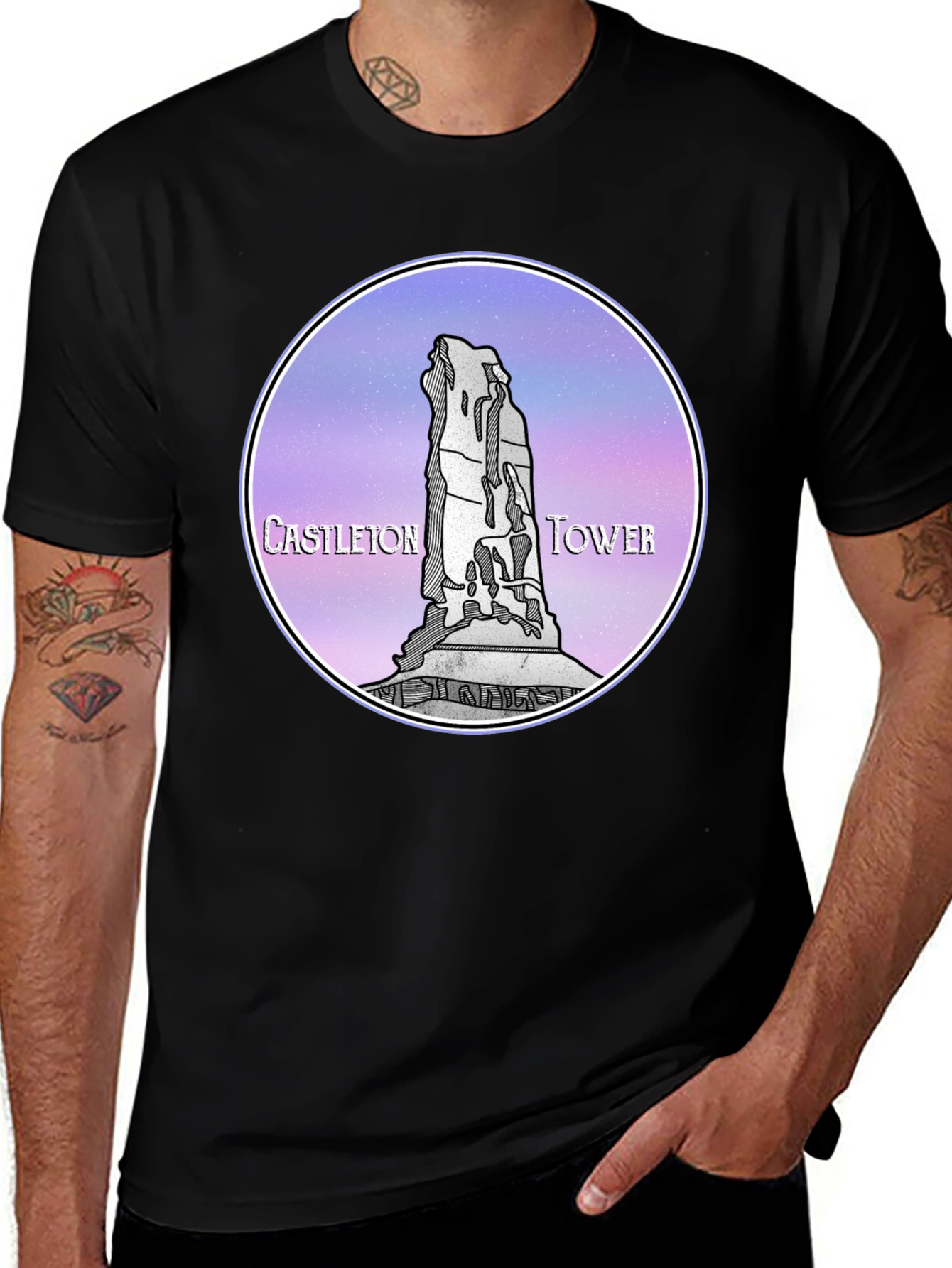 Variant 9 of Castleton Tower Graphic T-Shirt