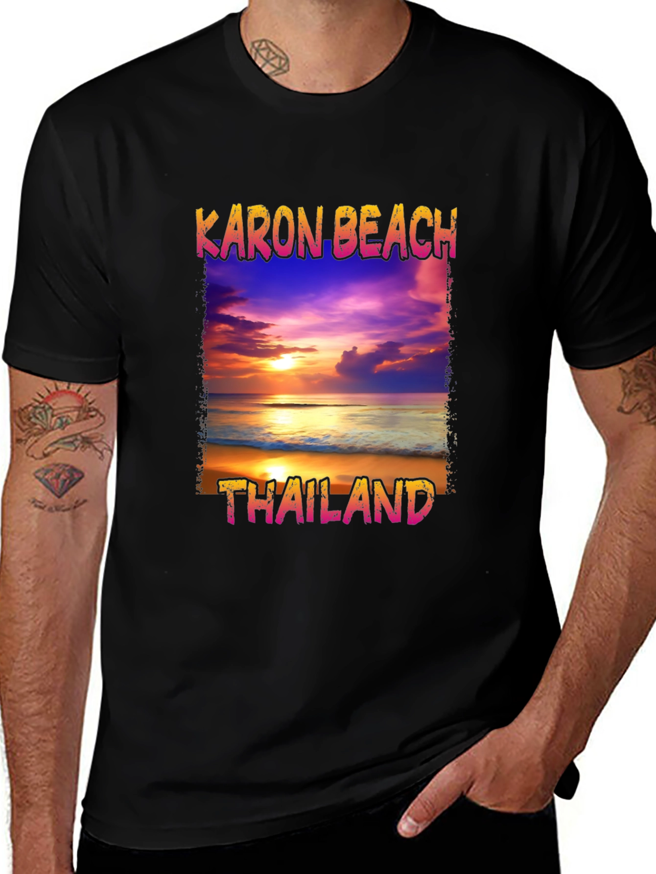 Karon Beach Thailand Graphic T-Shirt