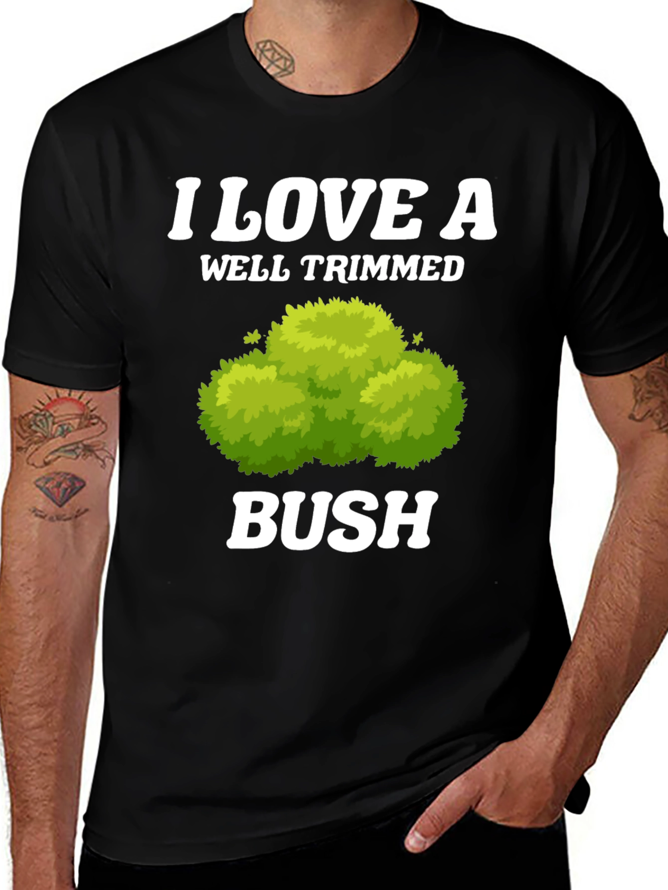 Variant 26 of Well Trimmed Bush Humor Graphic T-Shirt