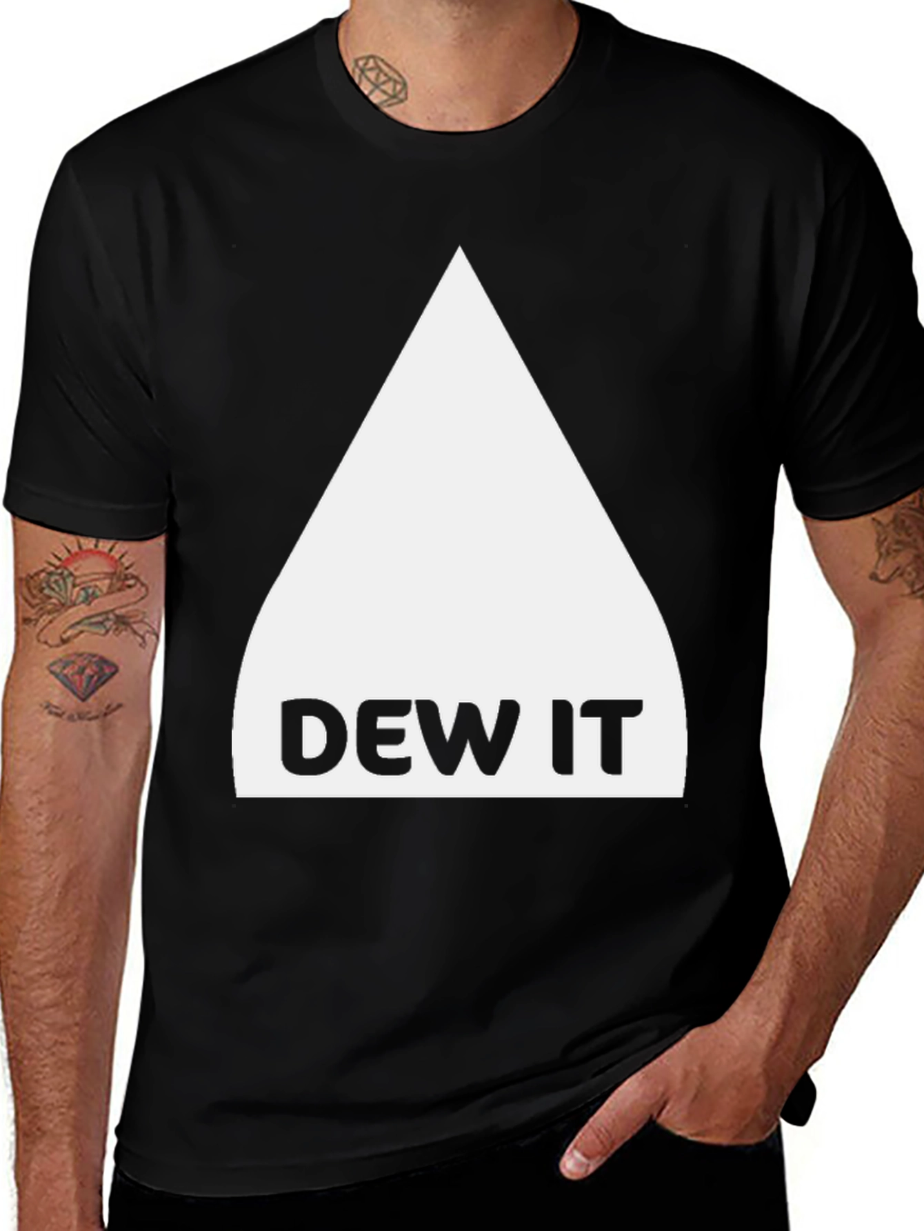 Dew It T-Shirt - Funny Graphic Tee for Men
