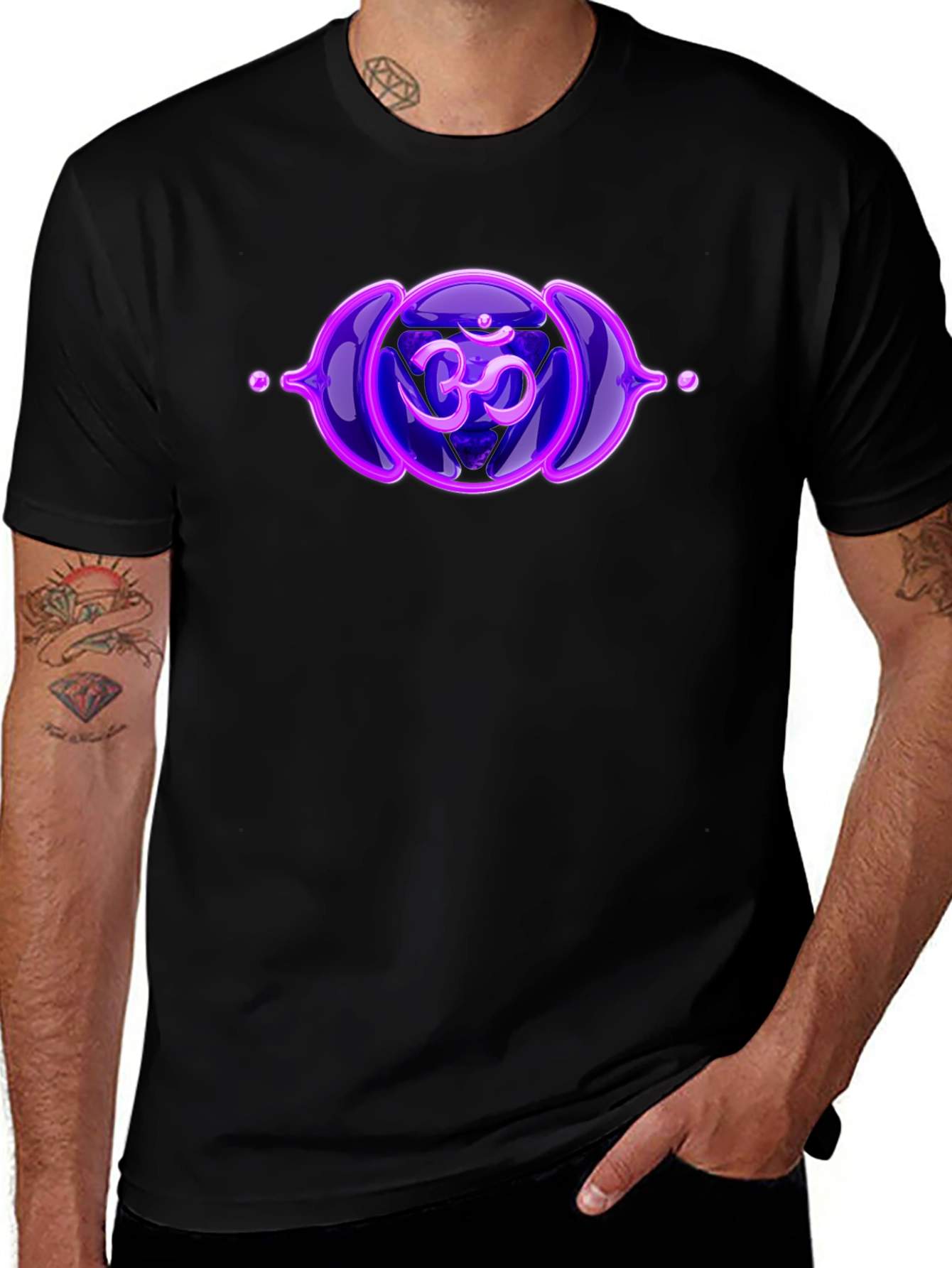 Ajna Chakra T-Shirt - Third Eye Symbol