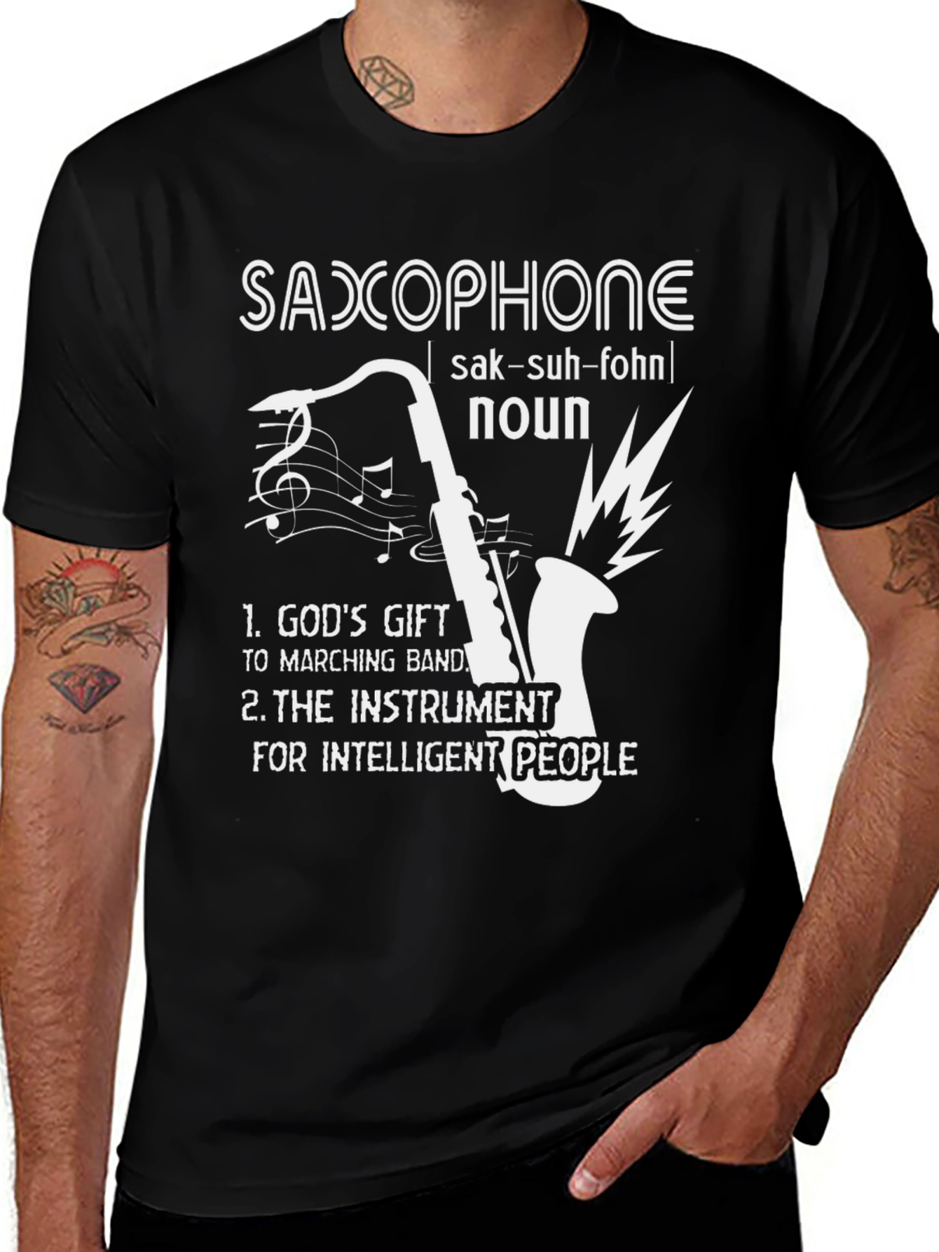 Variant 23 of Saxophone Definition Graphic T-Shirt