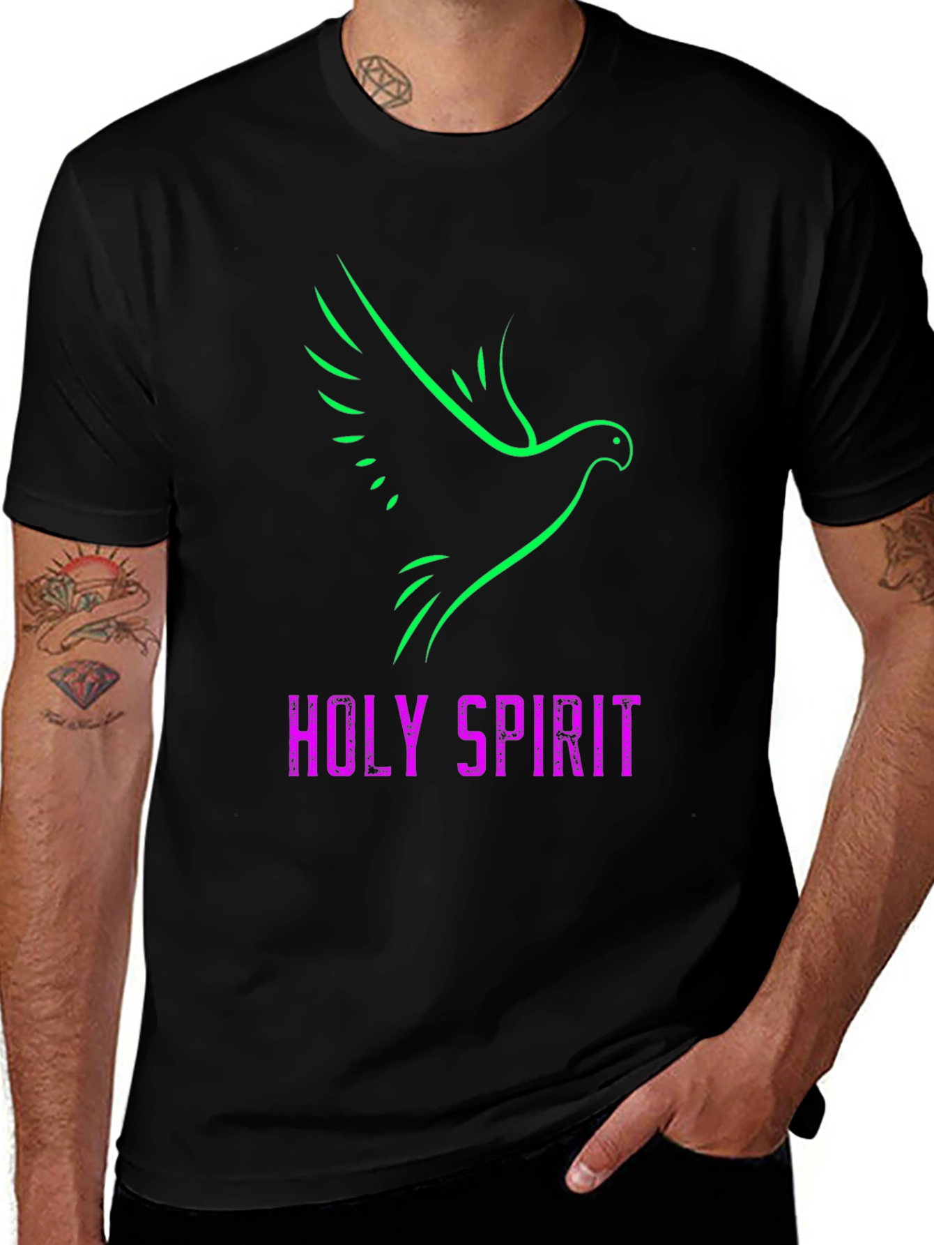 Holy Spirit Graphic Tee - Stylish Christian Apparel