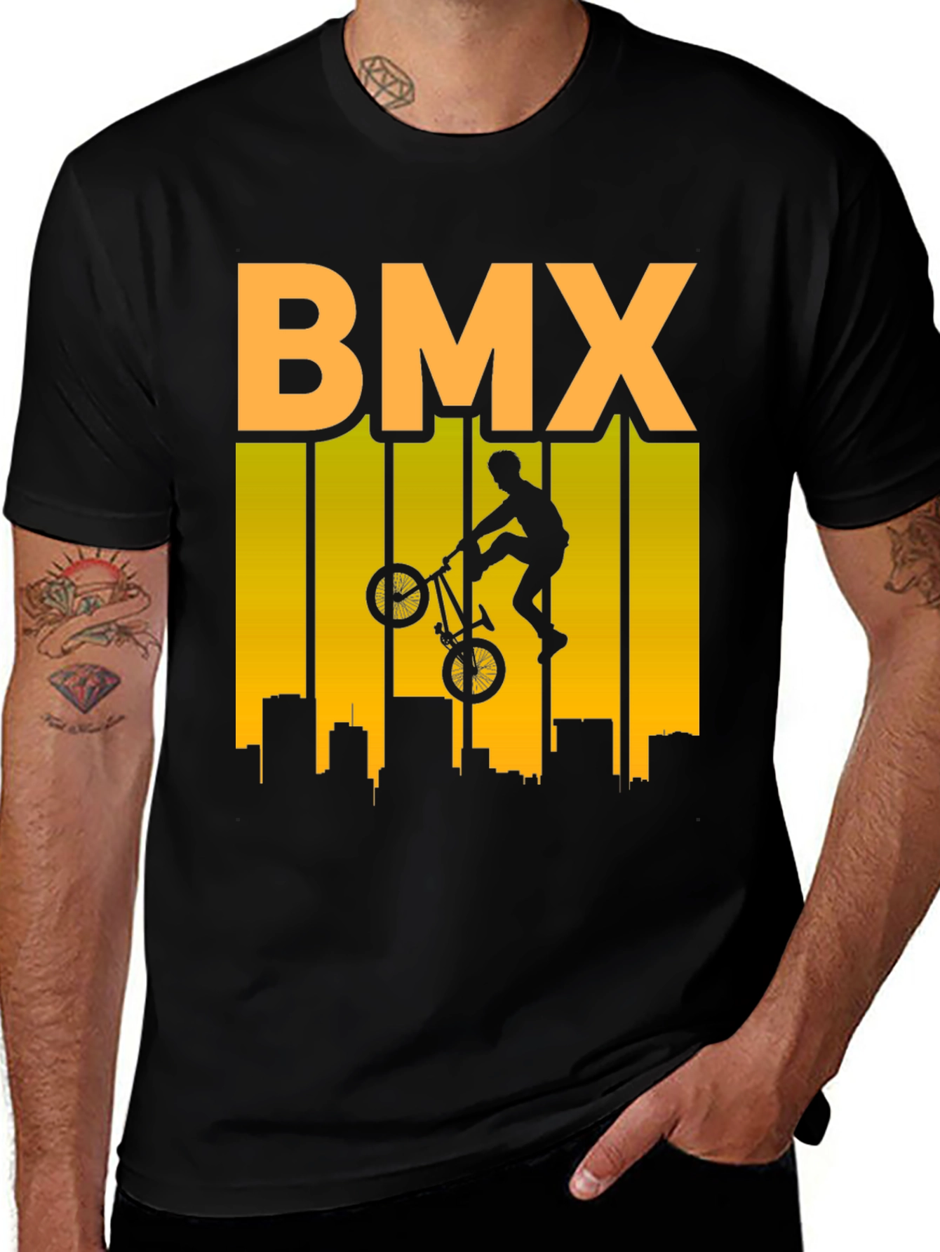 BMX Stunt Rider Graphic Tee