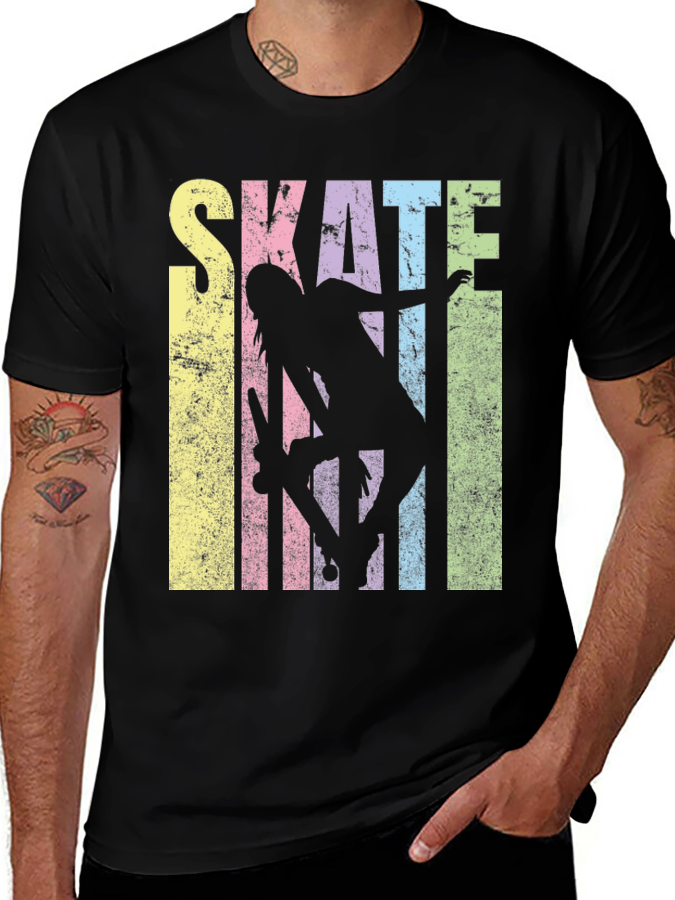 Variant 9 of Retro Skate T-Shirt: Cool Skater Style