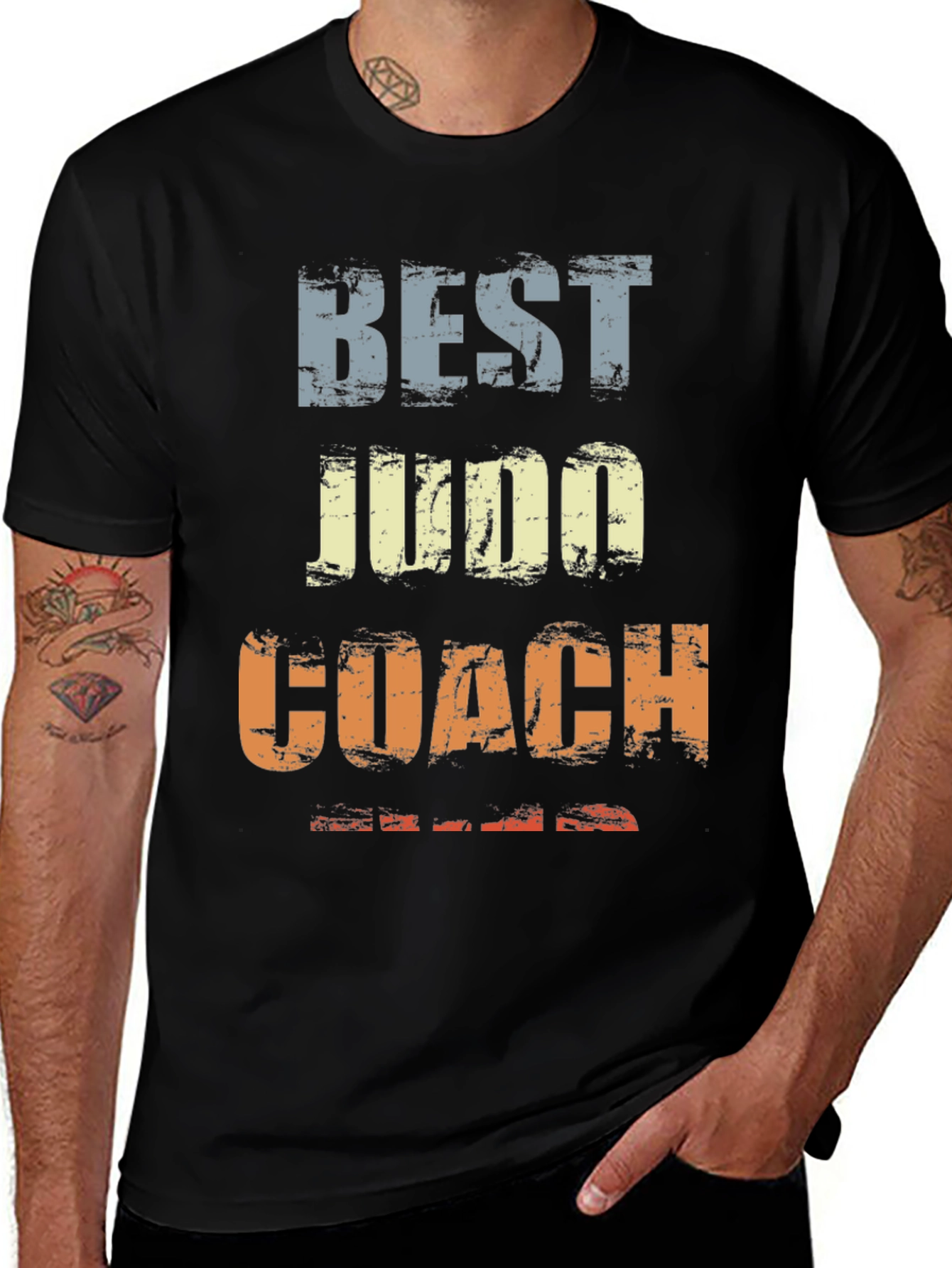 Variant 21 of Best Judo Coach Graphic T-Shirt
