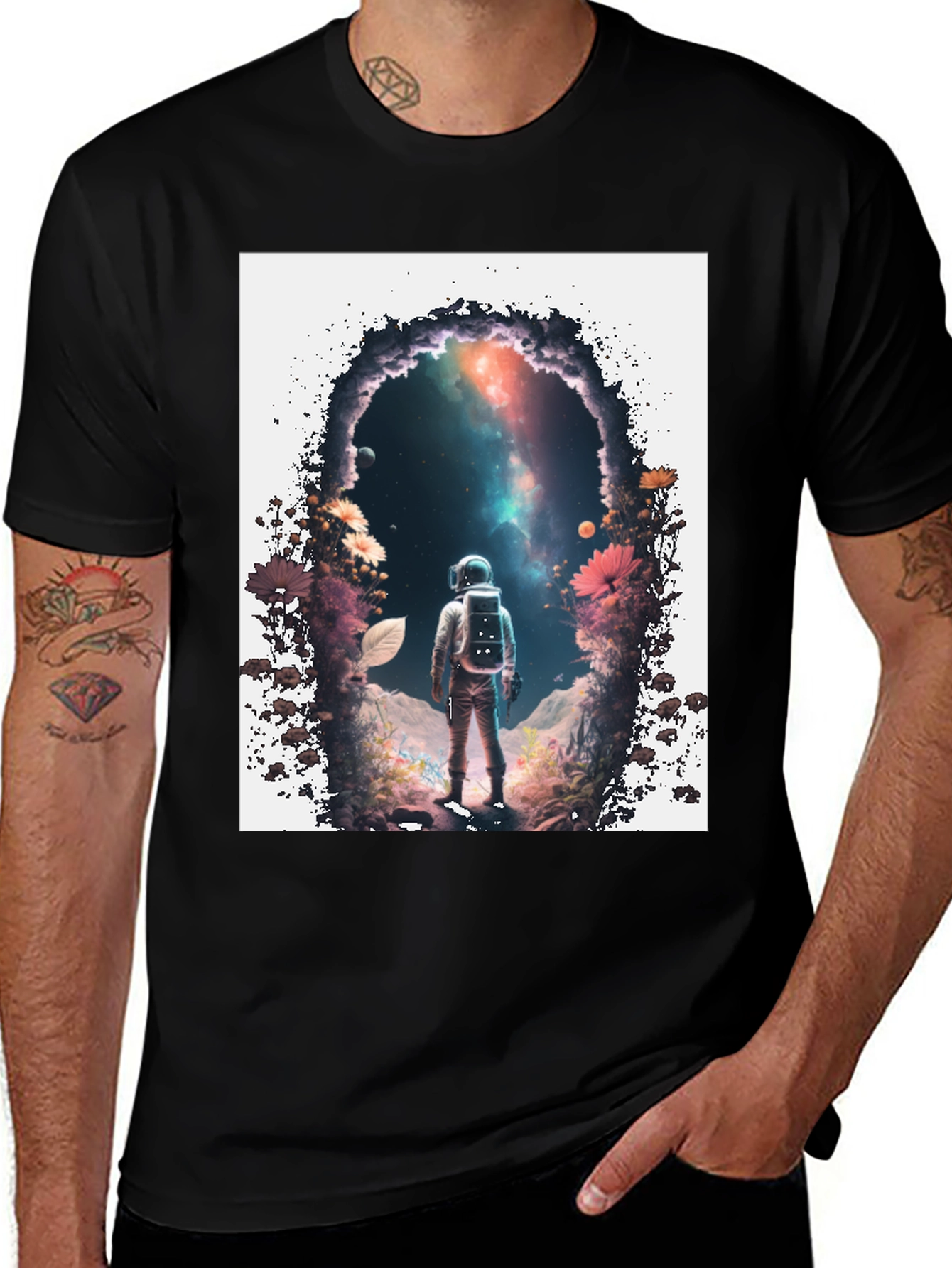 Variant 17 of Astronaut Portal Graphic T-Shirt