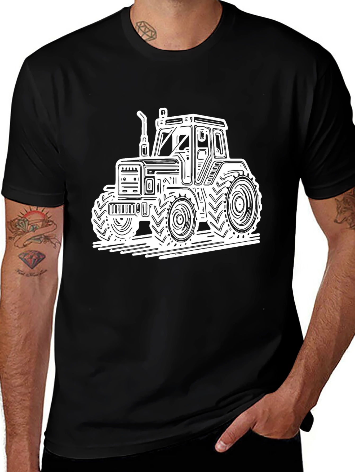 Tractor Graphic Tee - Farm Life Shirt