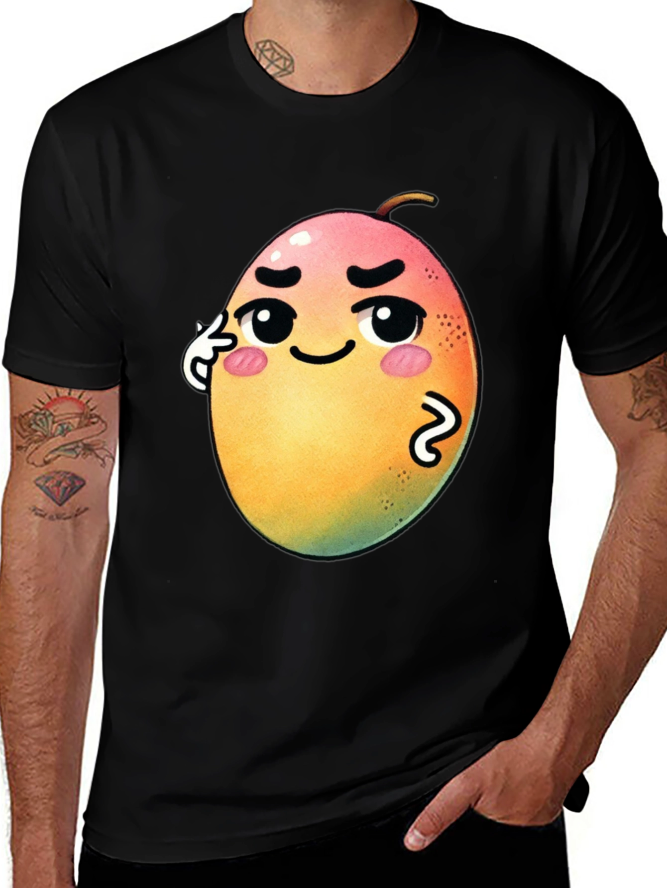 Variant 21 of Funny Mango Character Graphic T-Shirt