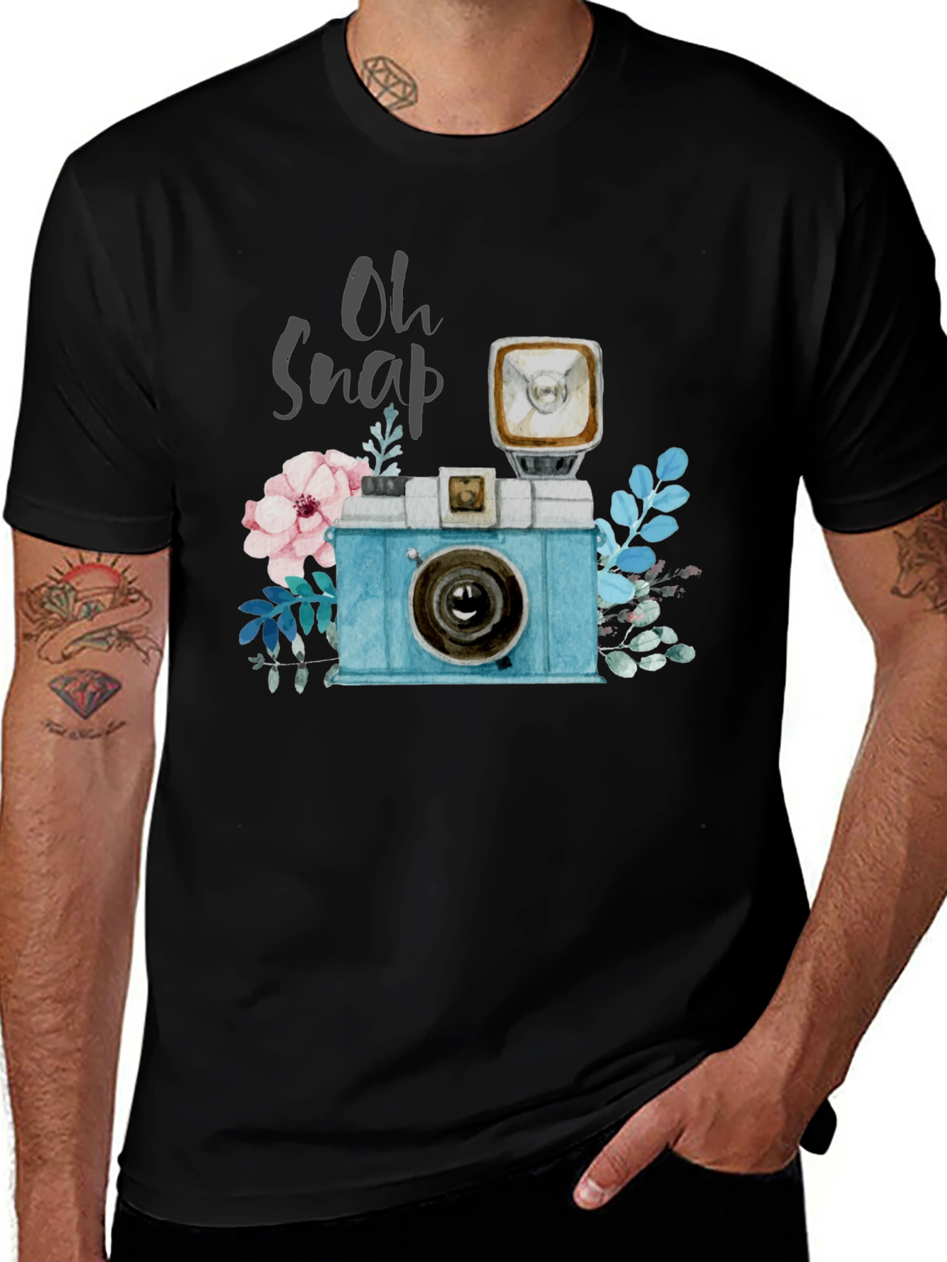 Vintage Camera T-Shirt - Oh Snap!