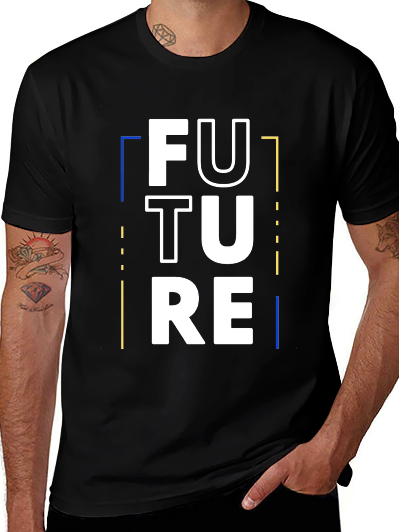 Variant 25 of Future Graphic Black T-Shirt