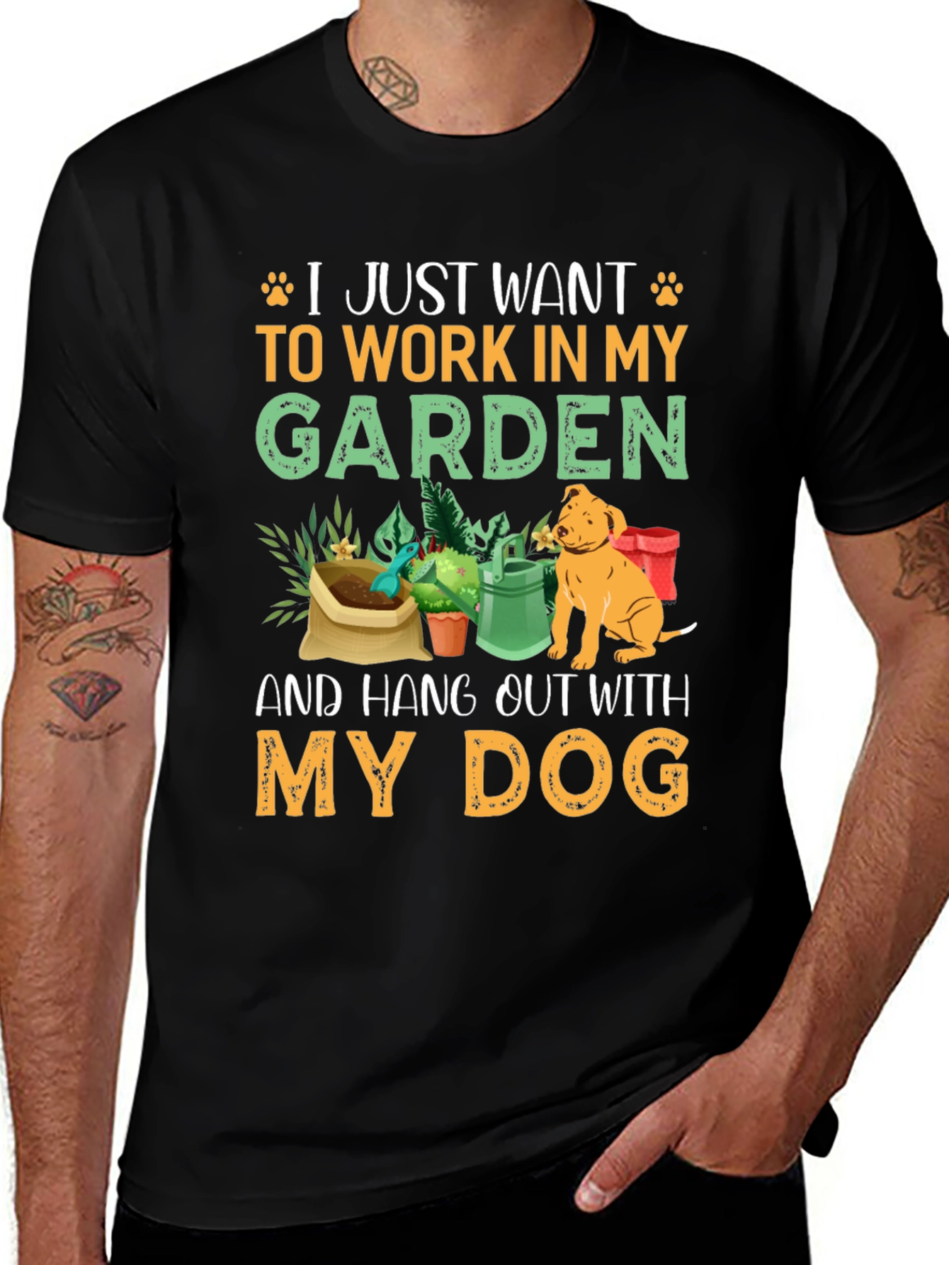 Variant 26 of Garden & Dog Lover T-Shirt