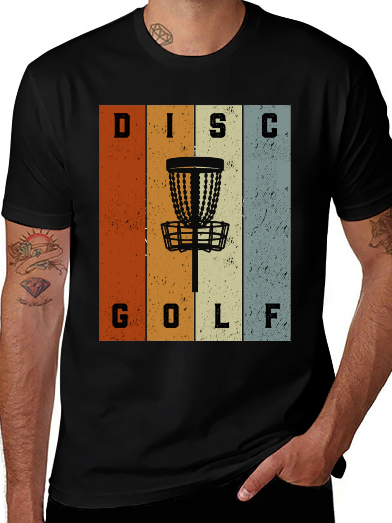 Variant 24 of Retro Disc Golf T-Shirt