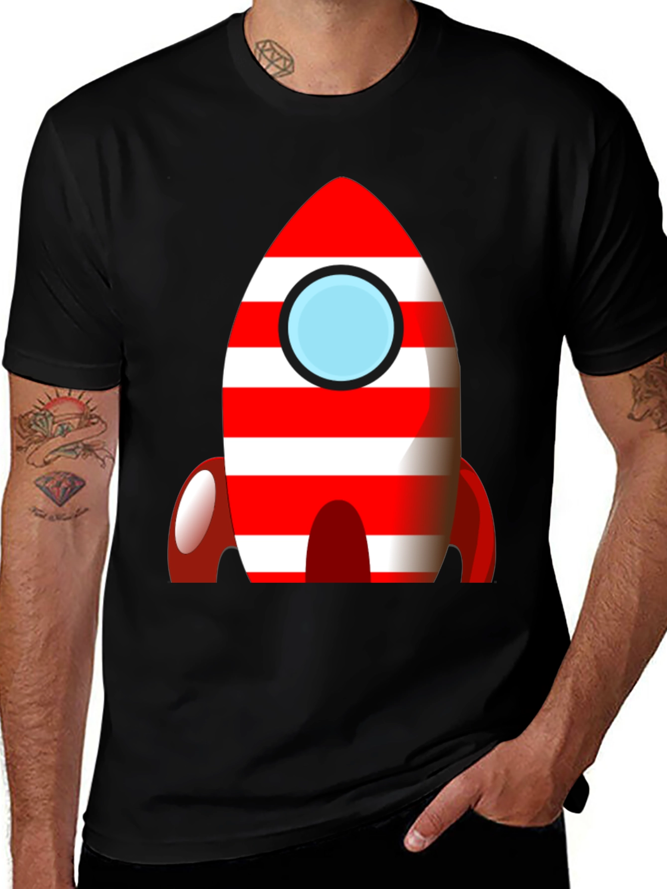 Variant 2 of Rocket Stripes T-Shirt