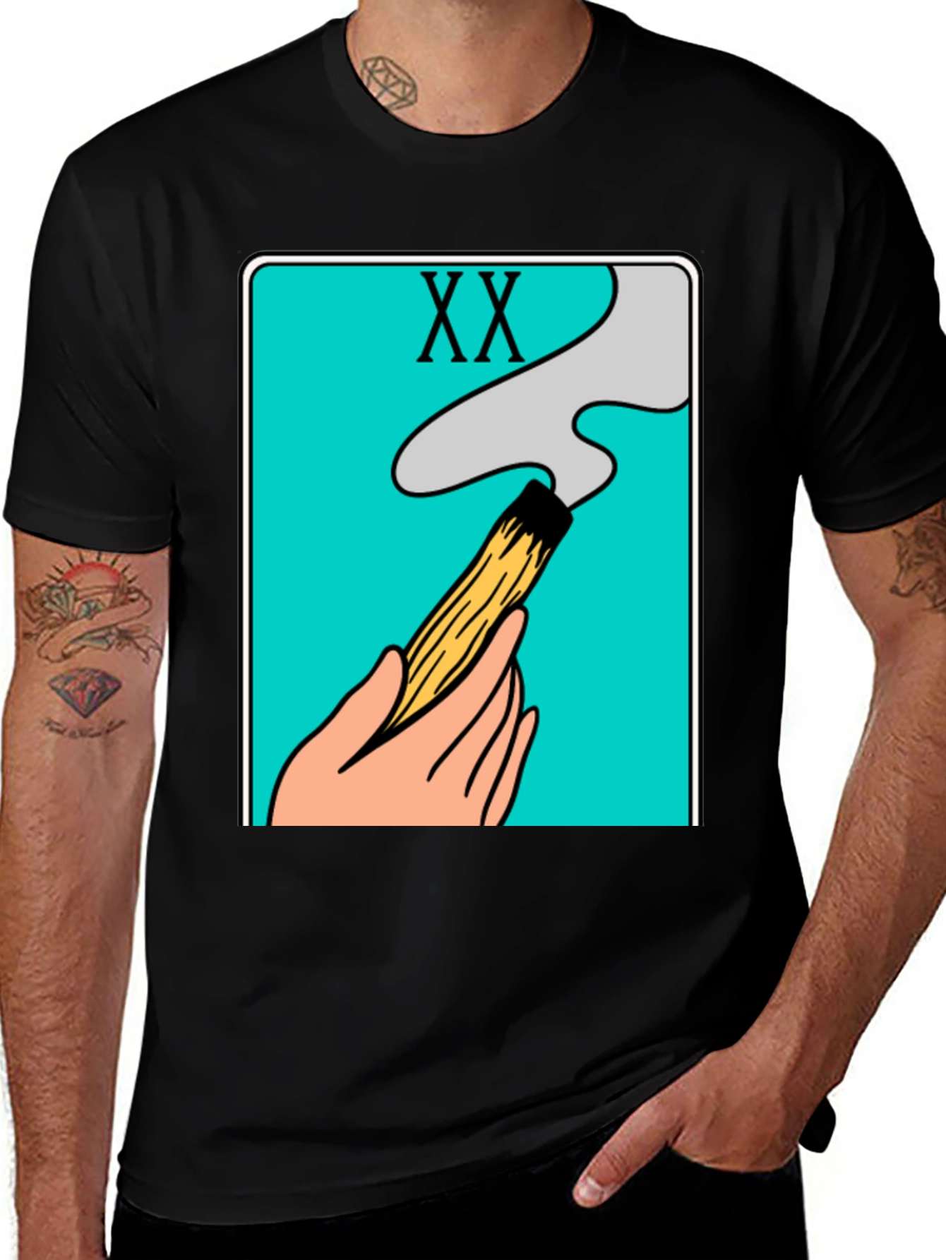 Judgement Tarot Card XX Palo Santo Smudge T-Shirt